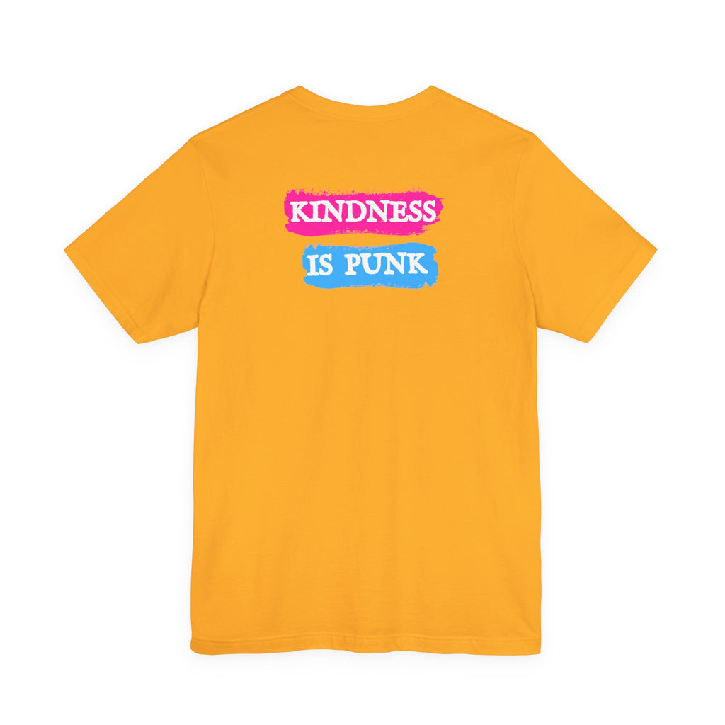 Kindness Is Punk Dolly Bella + Canvas T-Shirt - Vintage Punk Graphic Tee
