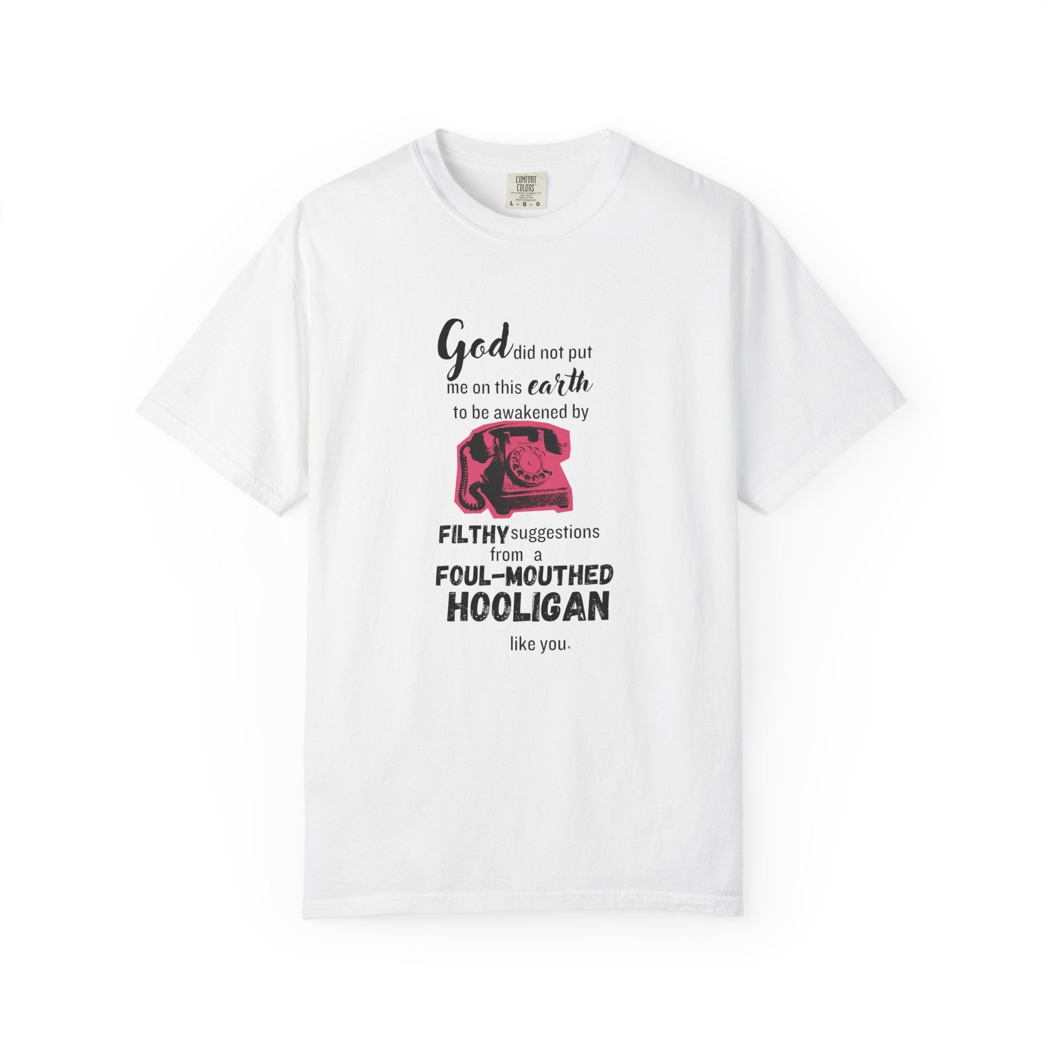 Sixteen Candles "God did not put me on this earth..." 80s Movie Quote Tee on Bella + Canvas Shirt