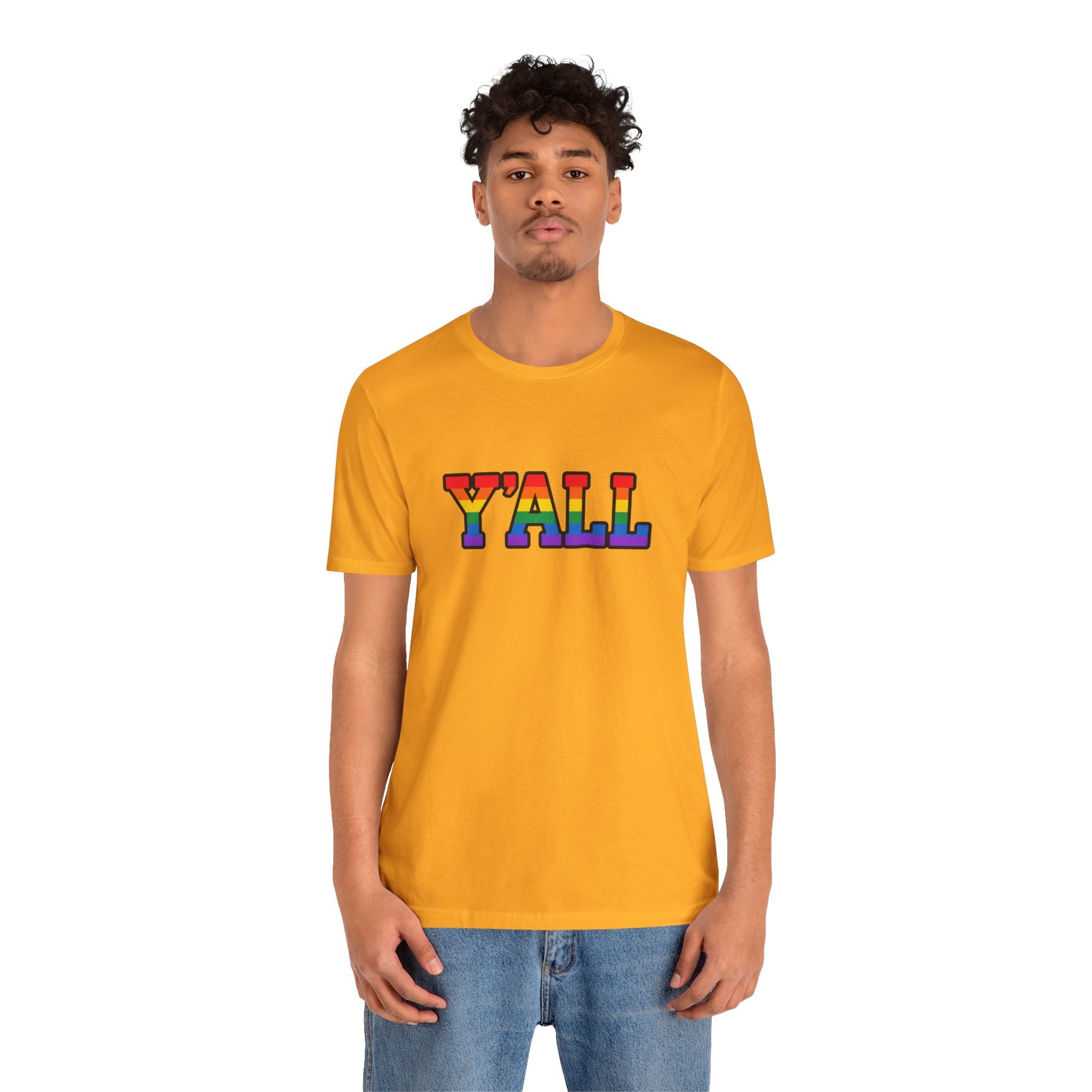 Y'ALL Rainbow Pride Bella + Canvas T-Shirt
