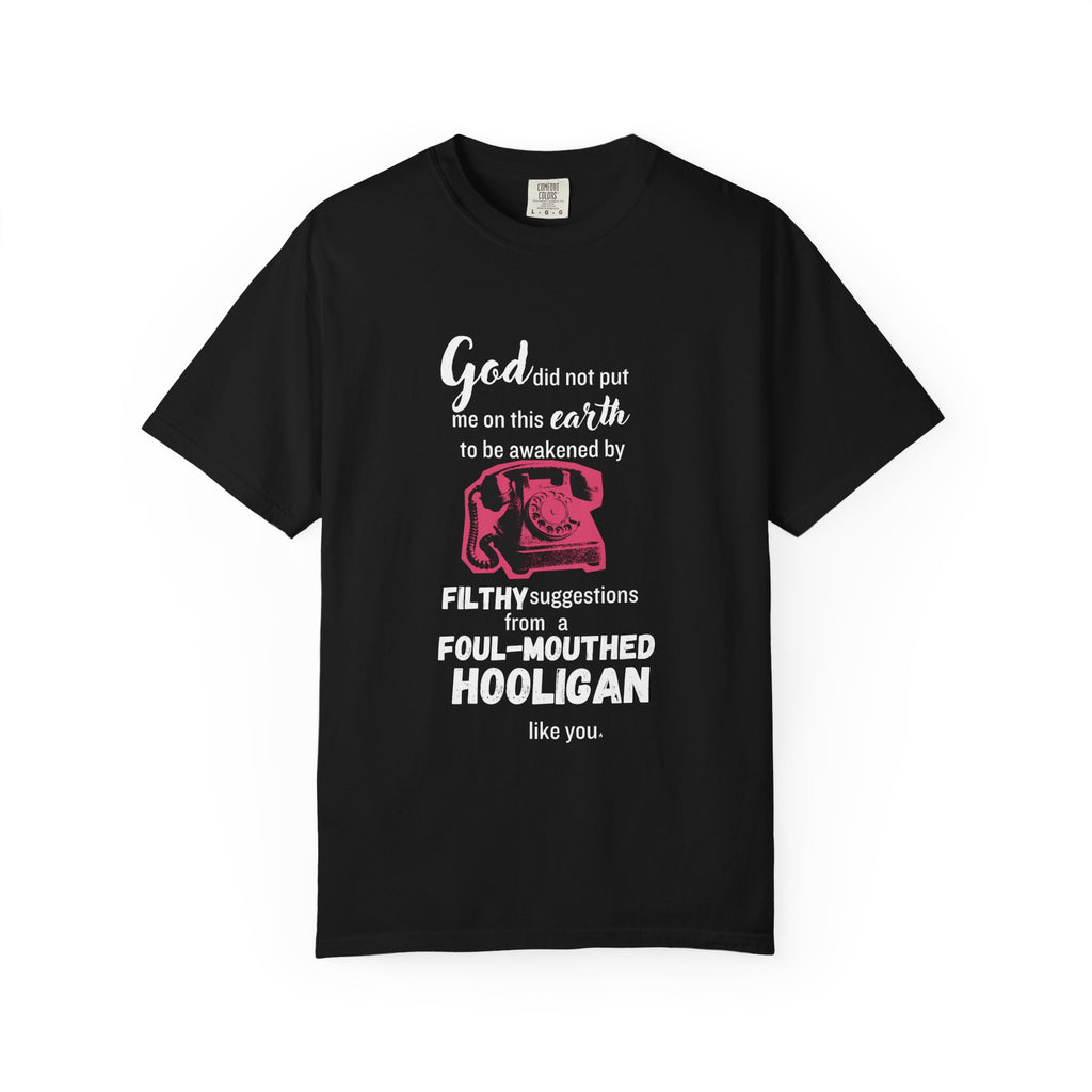 Sixteen Candles "God did not put me on this earth..." 80s Movie Quote Tee on Bella + Canvas Shirt