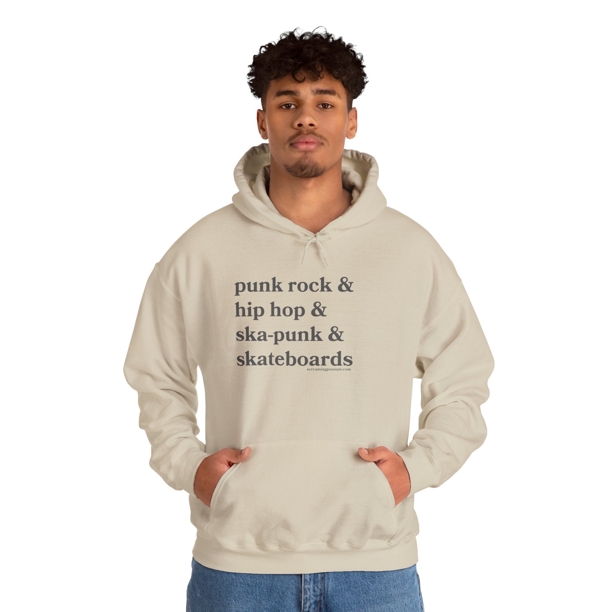 Punk Rock & Hip Hop & Ska-Punk & Skateboards Gildan Pullover Hoodie
