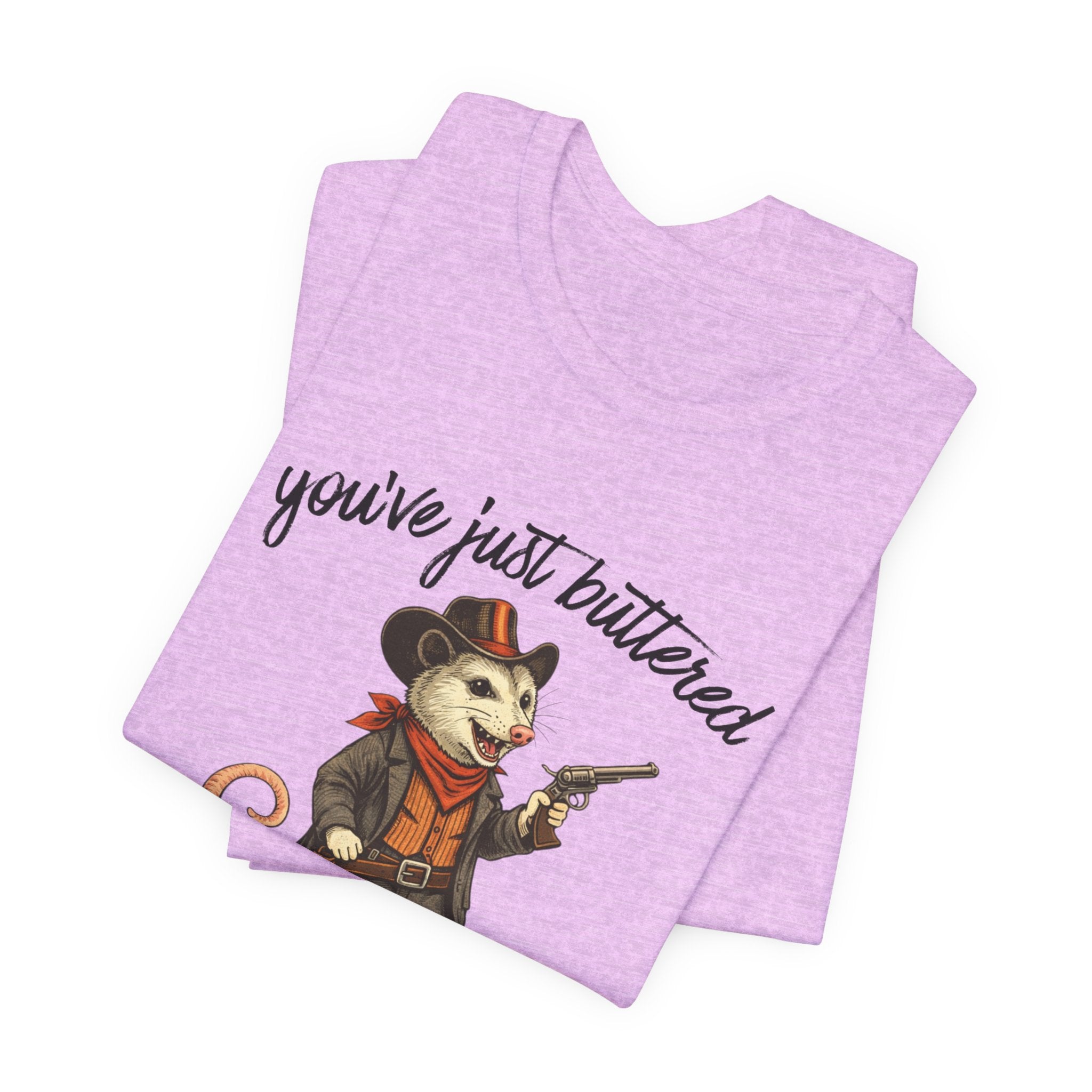 You've Just Buttered Your Last Biscuit T‑Shirt — Cowboy Possum Graphic Tee
