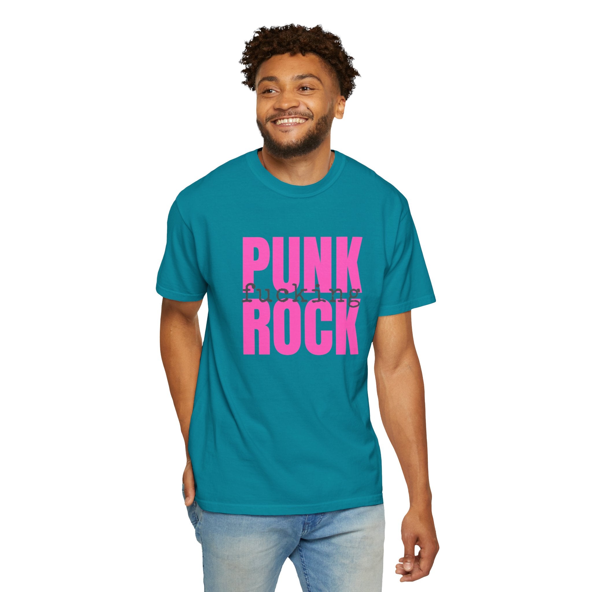 Punk Fucking Rock Comfort Colors Graphic T-Shirt