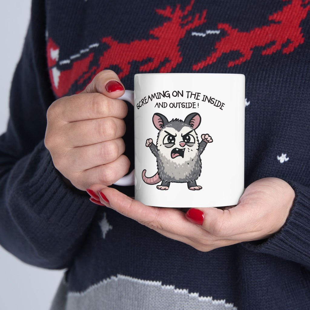 Screaming on the Inside Coffee Mug
