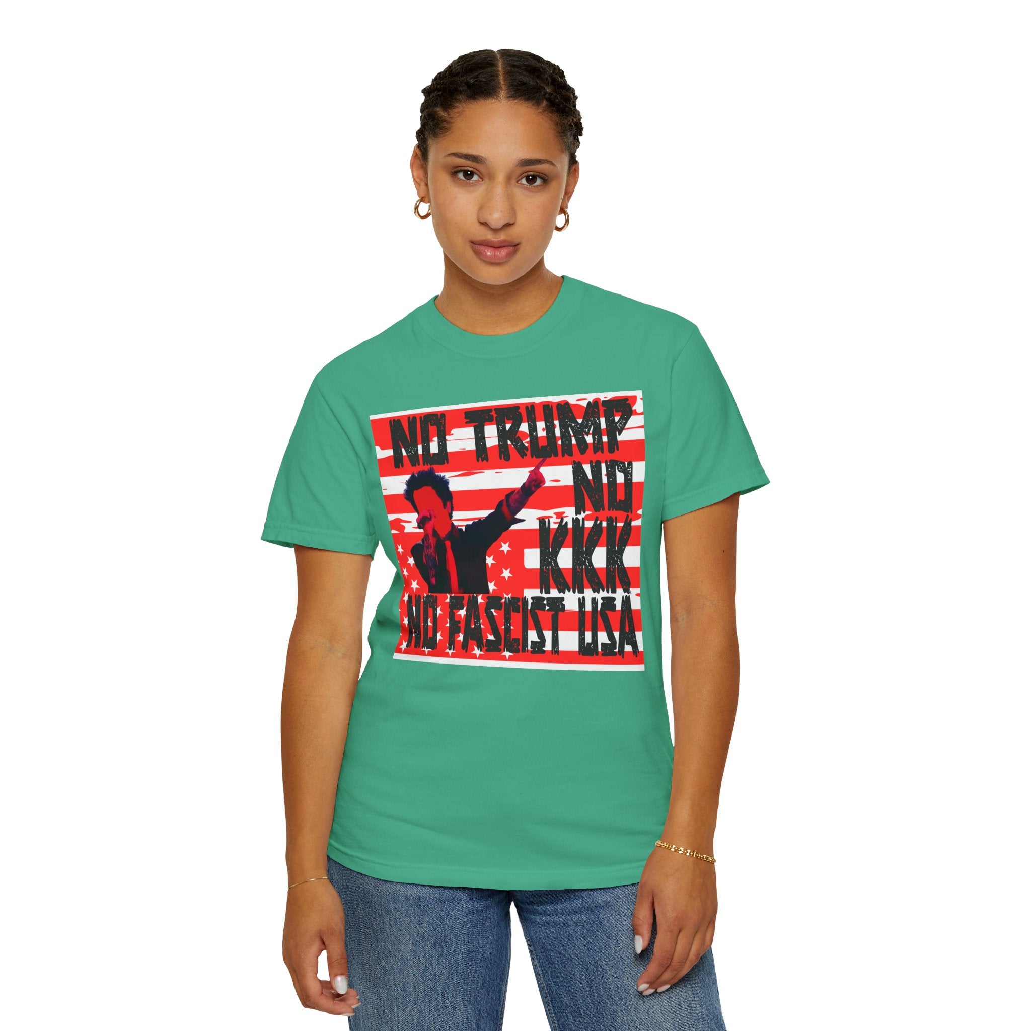 No Trump No KKK No Fascist USA T-Shirt
