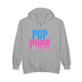 Pop Punk Is Forever Zip-Up Hoodie — Retro Band Music Fan Sweatshirt