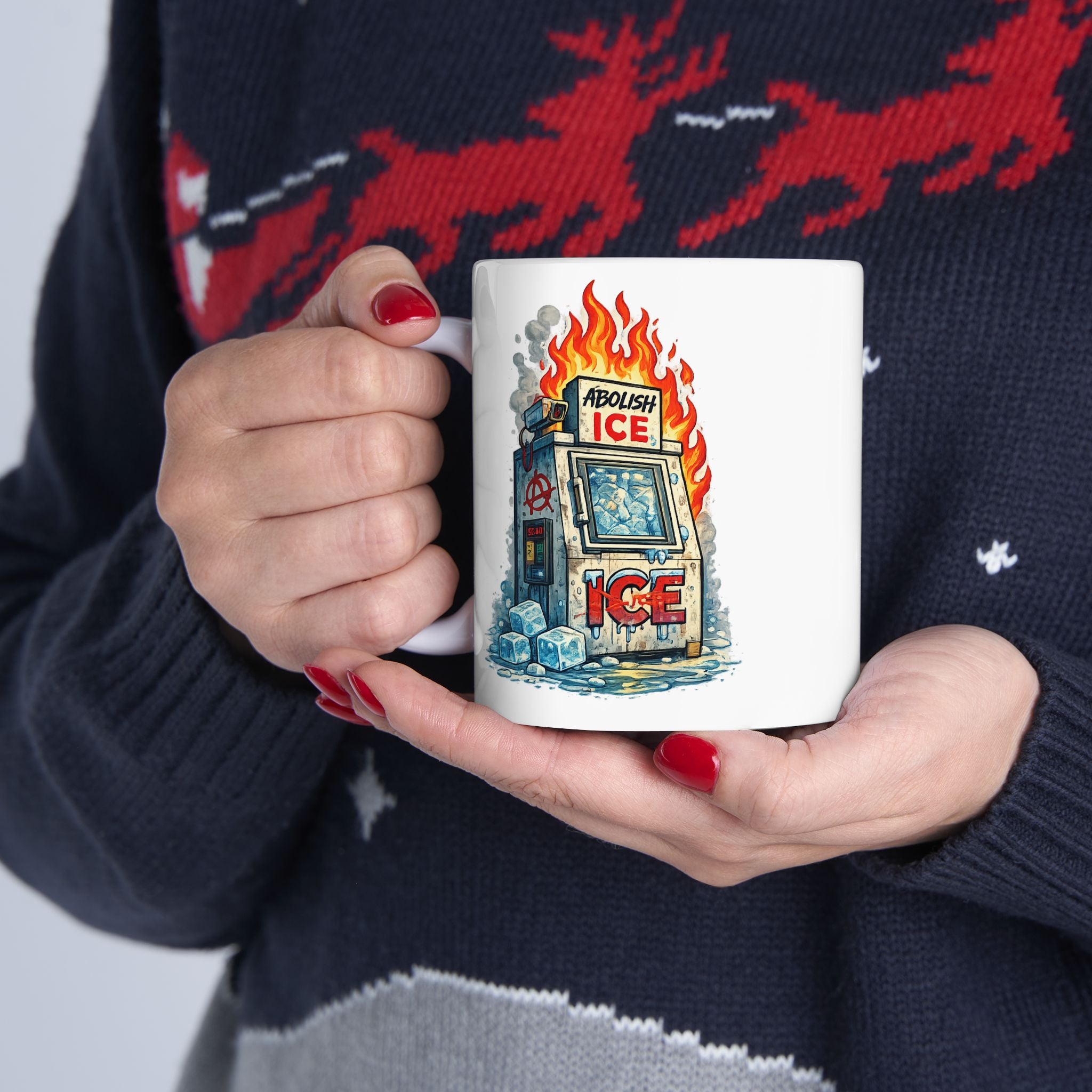Burning ICE Coffee Mug