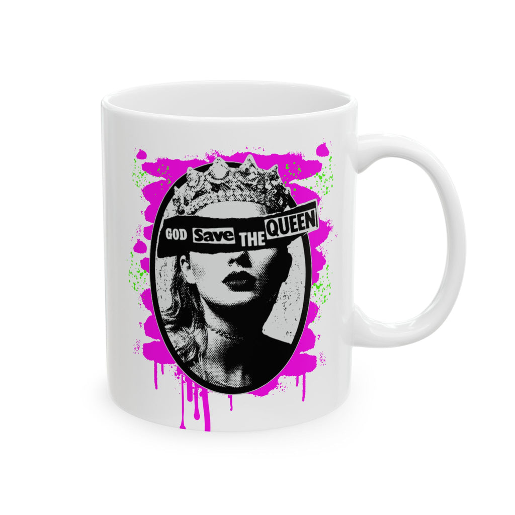 God Save The Queen Classic Punk x Swiftie Mashup Ceramic Mug