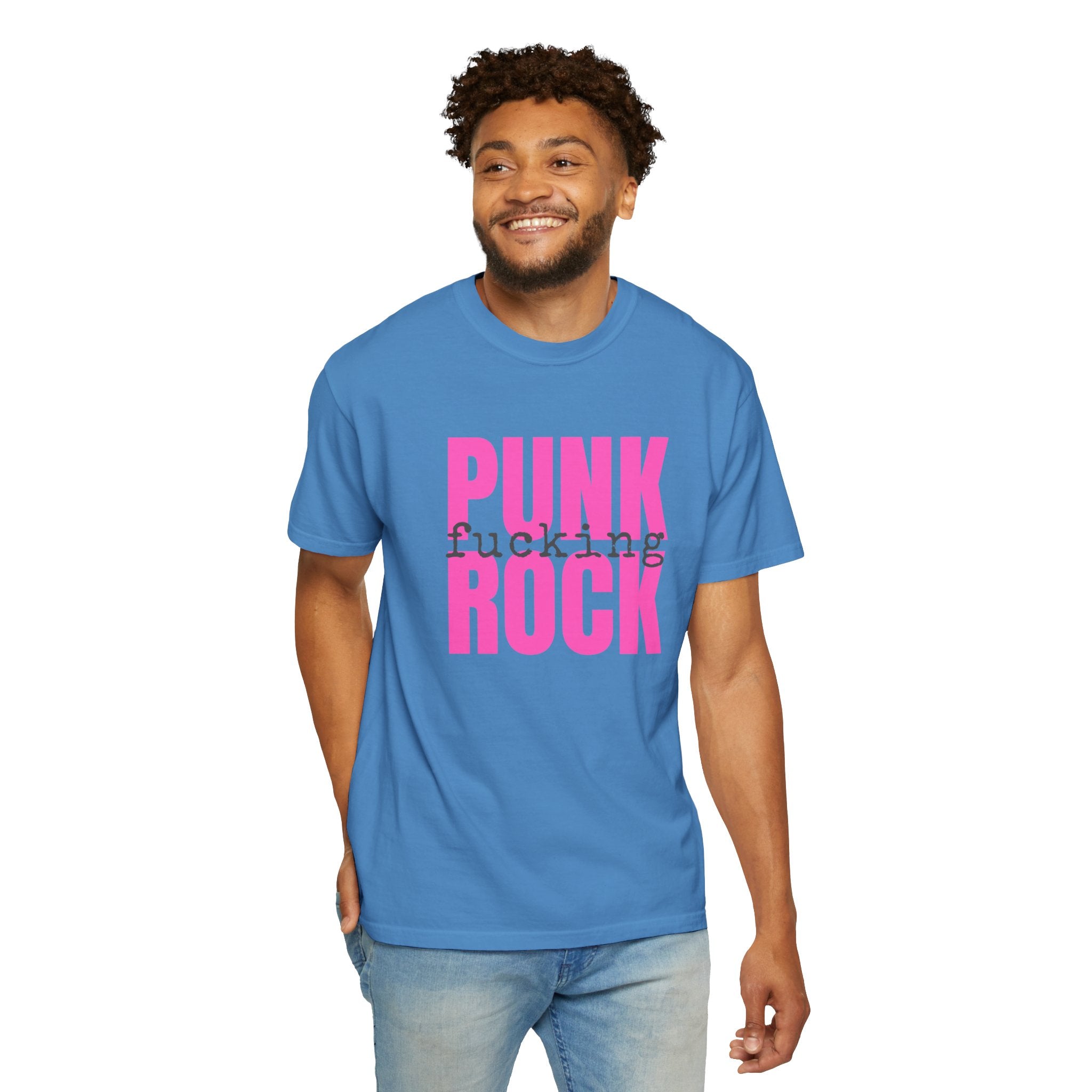 Punk Fucking Rock Comfort Colors Graphic T-Shirt