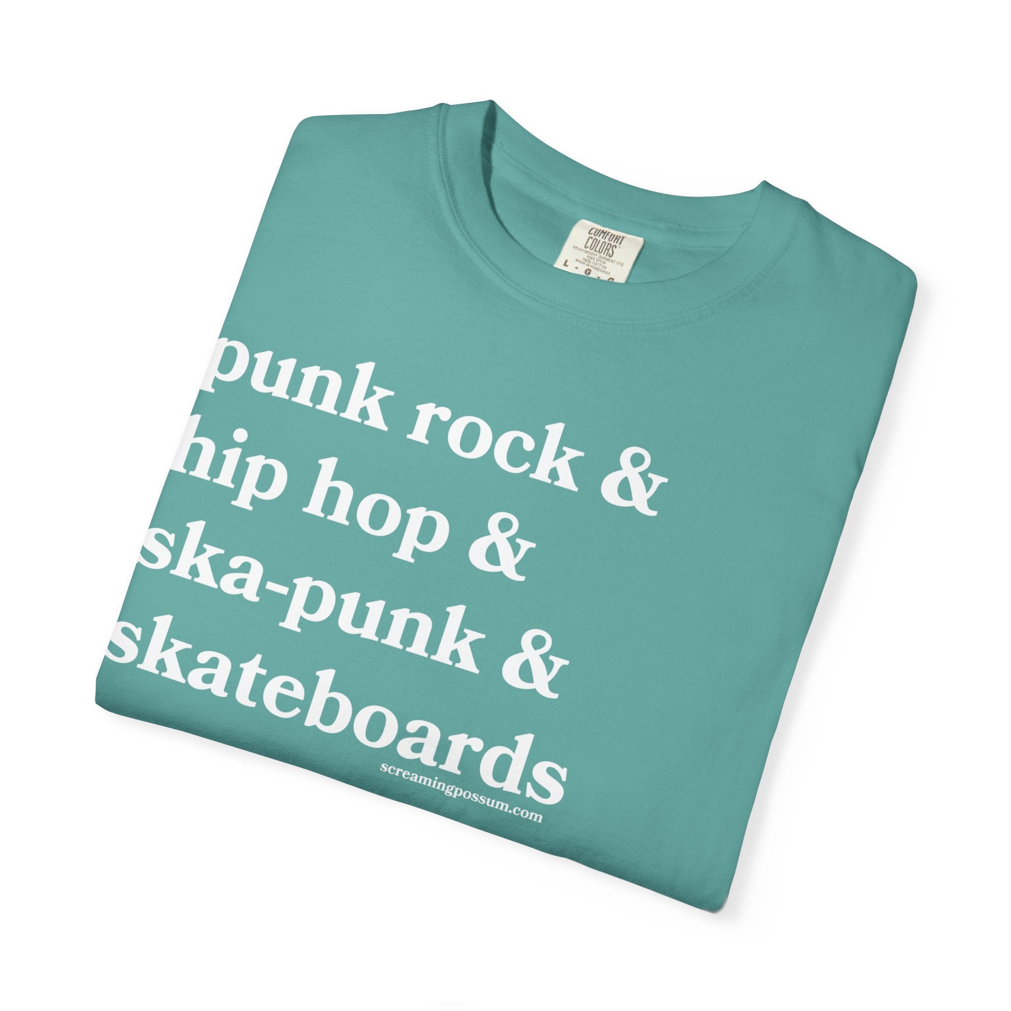 Punk Rock & Hip Hop & Ska-Punk & Skateboards T-Shirt
