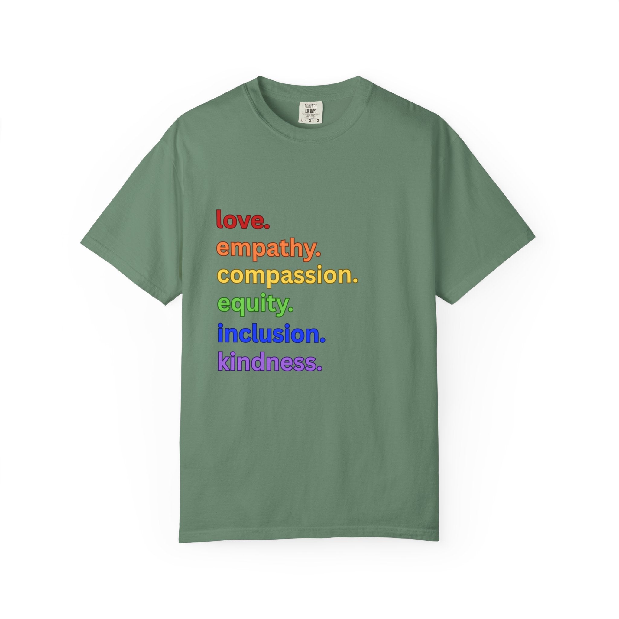 Social Justice Unisex T-shirt, Love Empathy Compassion Equity Inclusion Kindness Tee, Equality Shirt, Activist Apparel, Justice Clothing