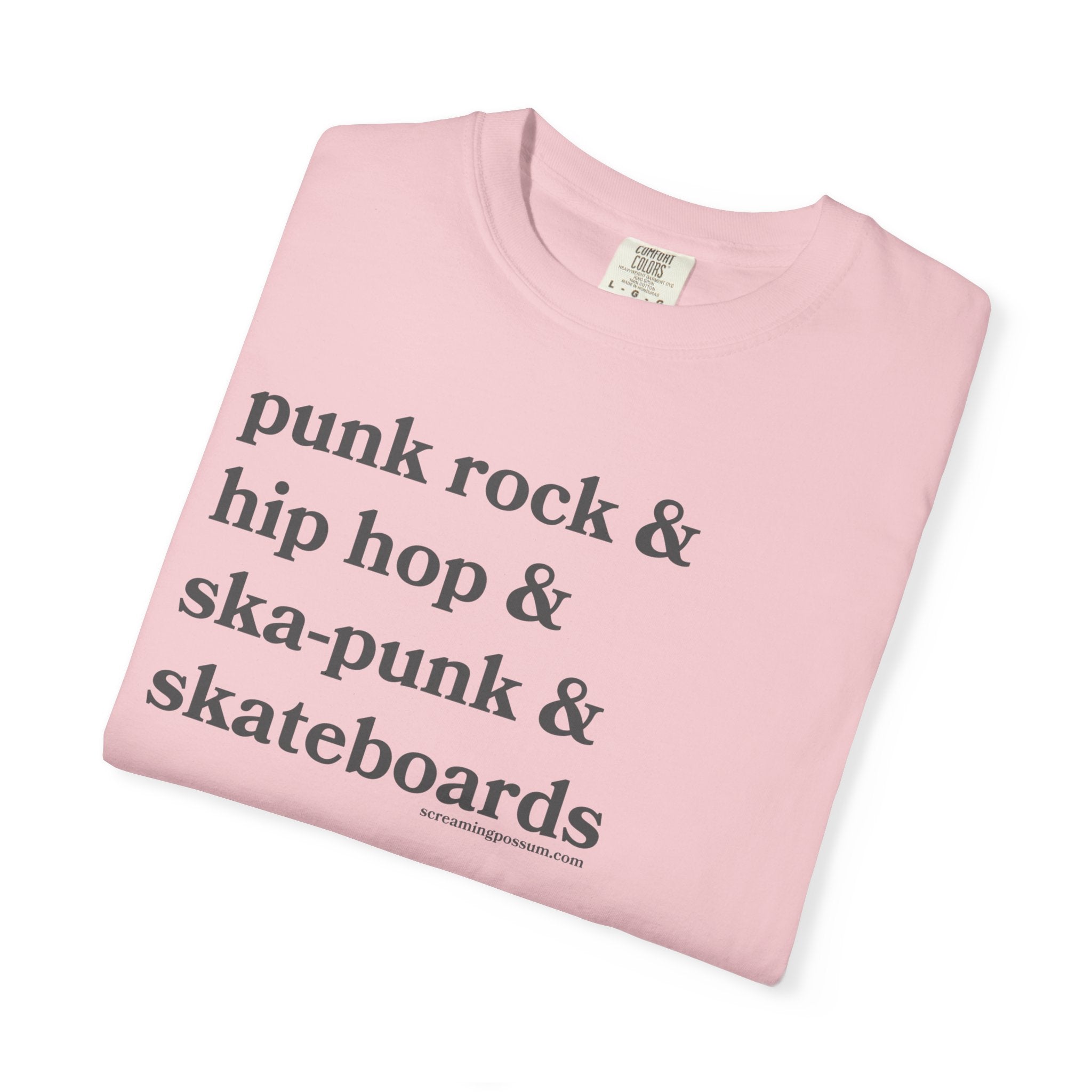 Punk Rock & Hip Hop & Ska-Punk & Skateboards T-Shirt