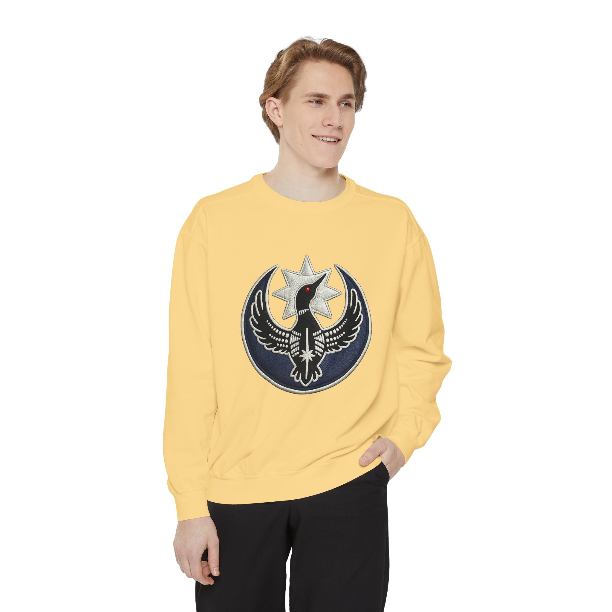 Minnesota Rebel Loon Anti-ICE Comfort Colors Crewneck Sweatshirt