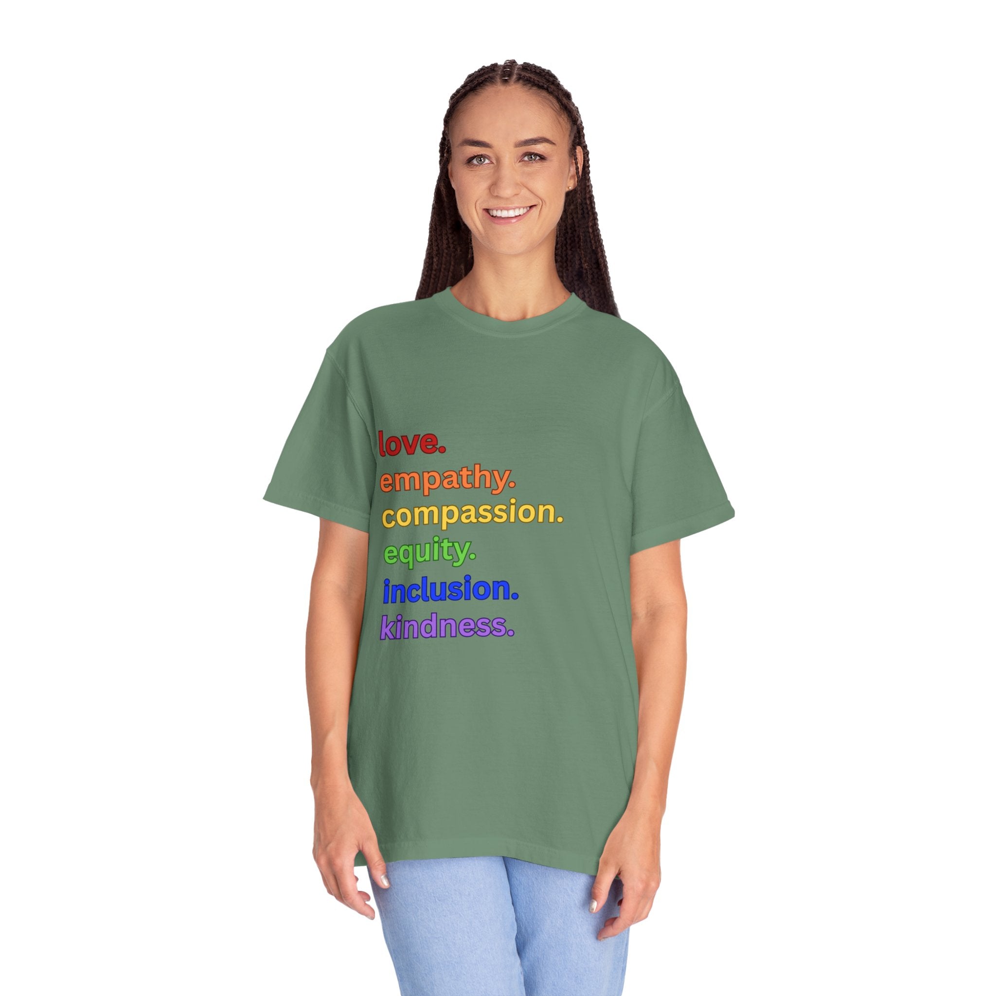 Social Justice Unisex T-shirt, Love Empathy Compassion Equity Inclusion Kindness Tee, Equality Shirt, Activist Apparel, Justice Clothing