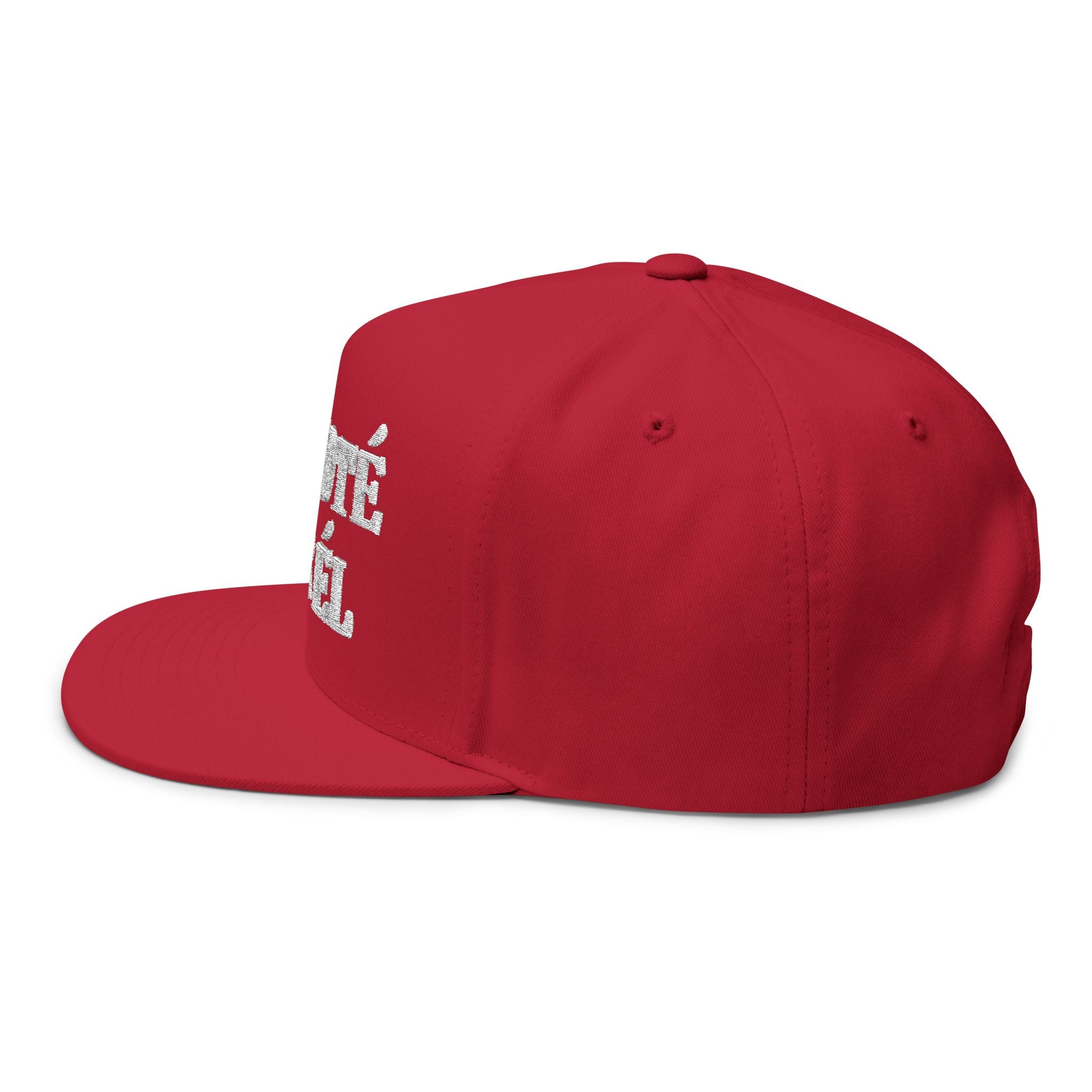 No Vote Por Él Embroidered Flatbill Snapback Hat