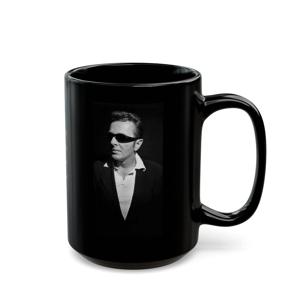 Joe Strummer Quote Black Mug — Punk Rock Photo & Inspirational Lyrics 15oz