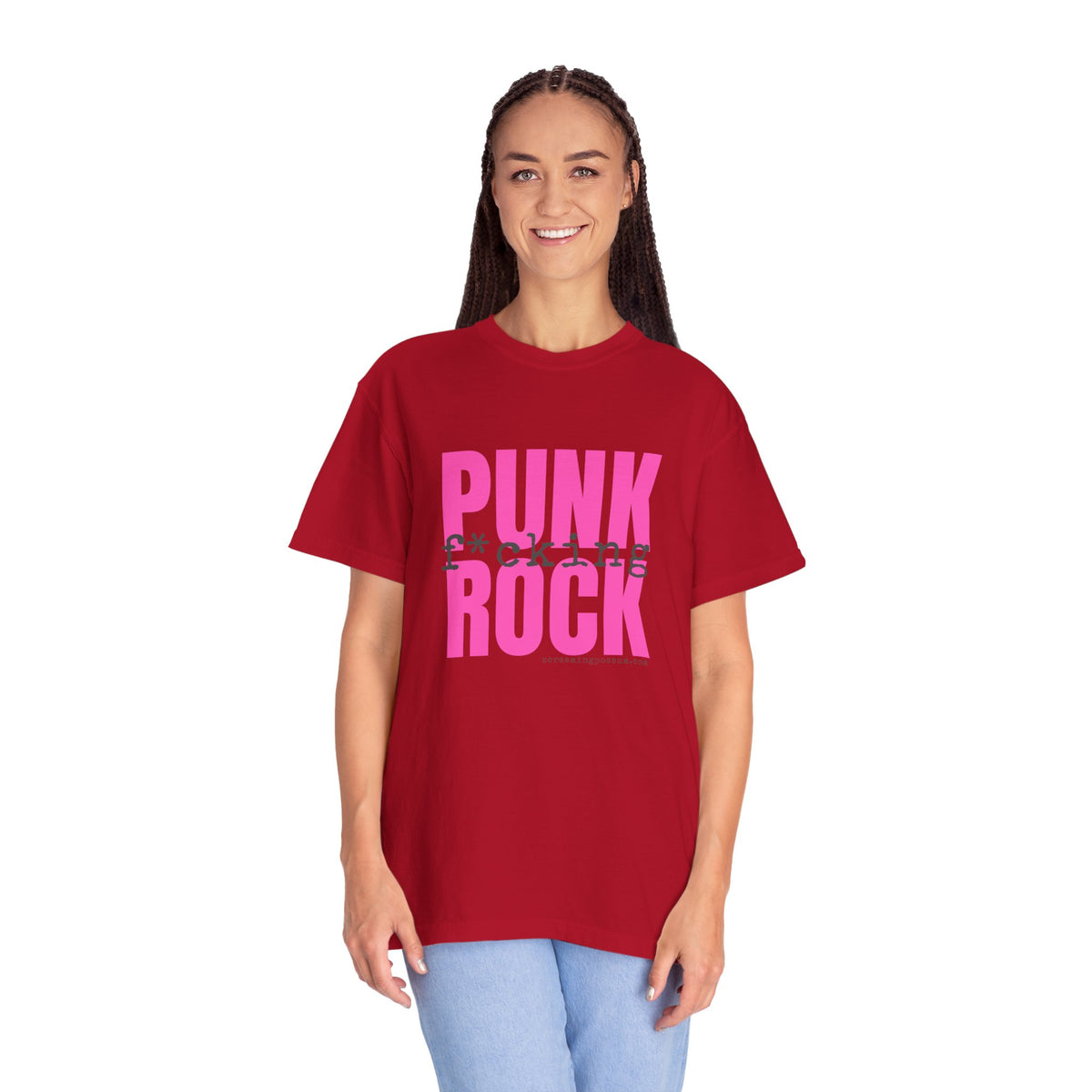 Punk Fucking Rock Comfort Colors Graphic T-Shirt