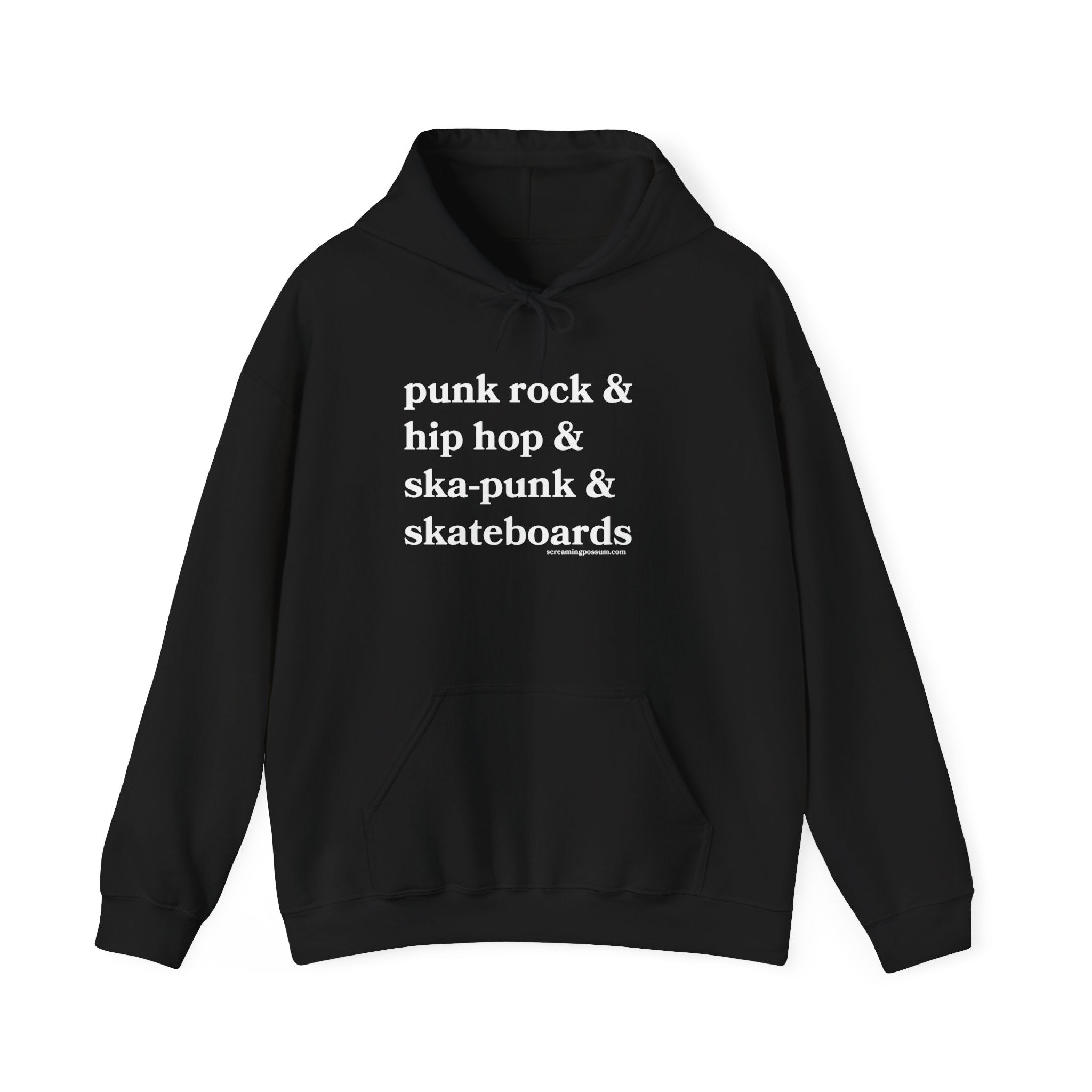 Punk Rock & Hip Hop & Ska-Punk & Skateboards Gildan Pullover Hoodie