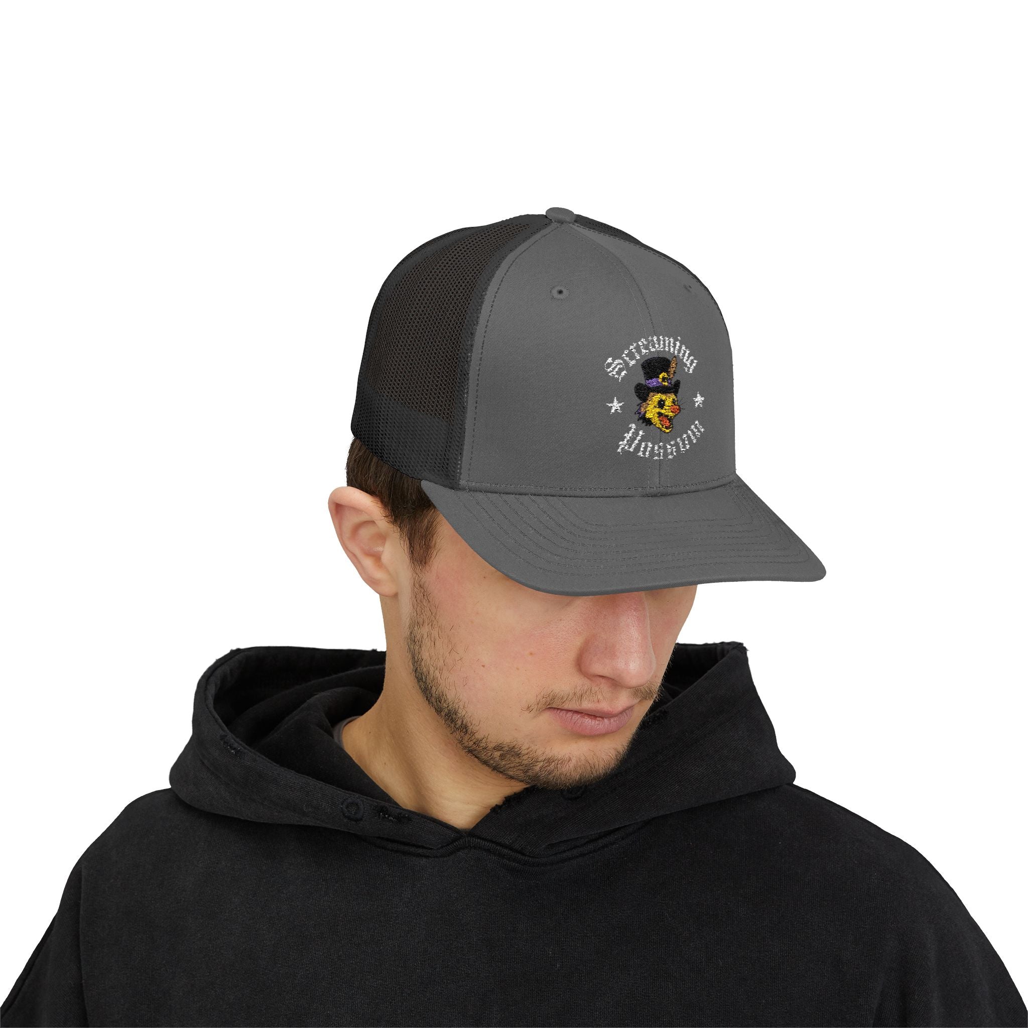 Screaming Possum Snapback Trucker Cap