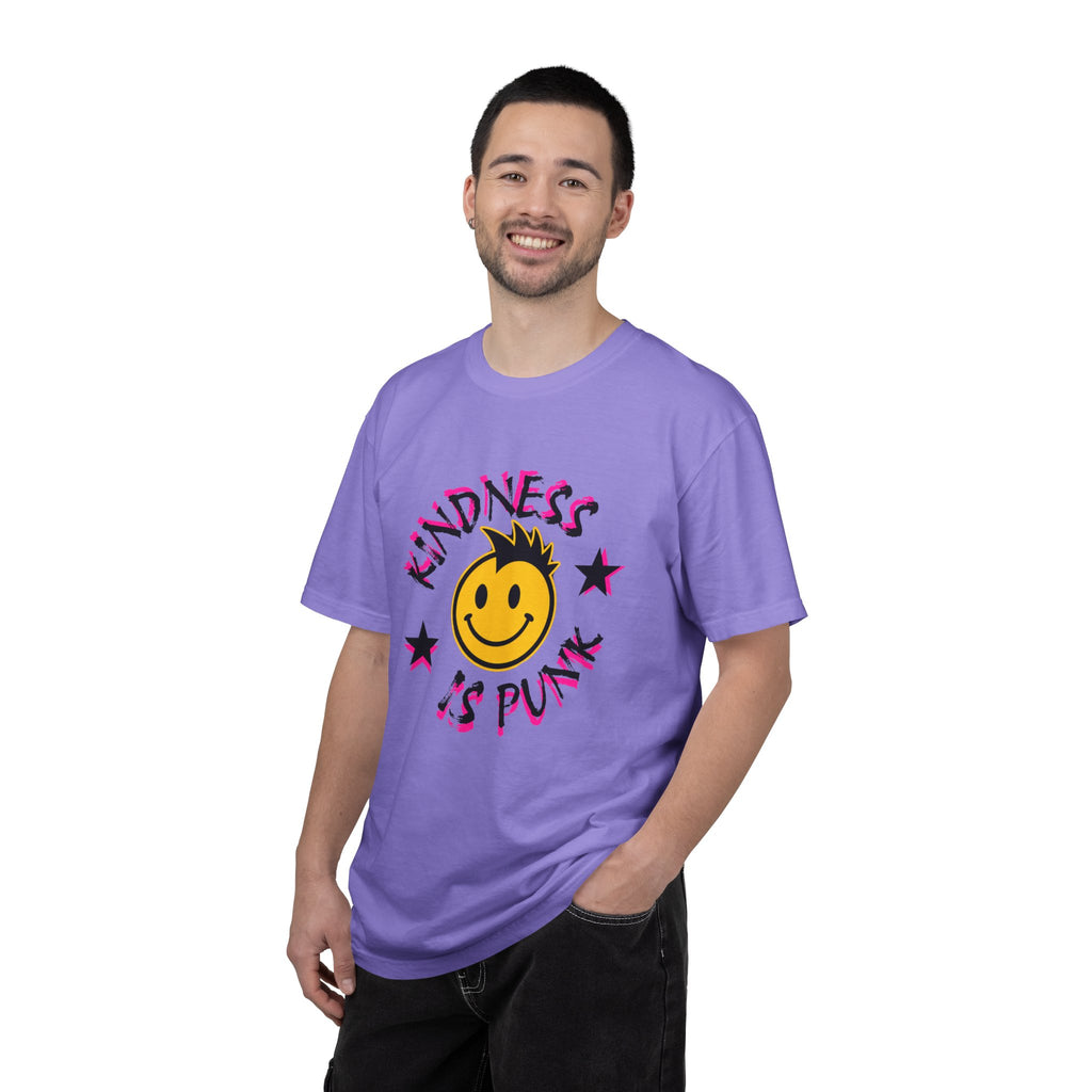 Kindness Is Punk Smiley Comfort Colors T-Shirt