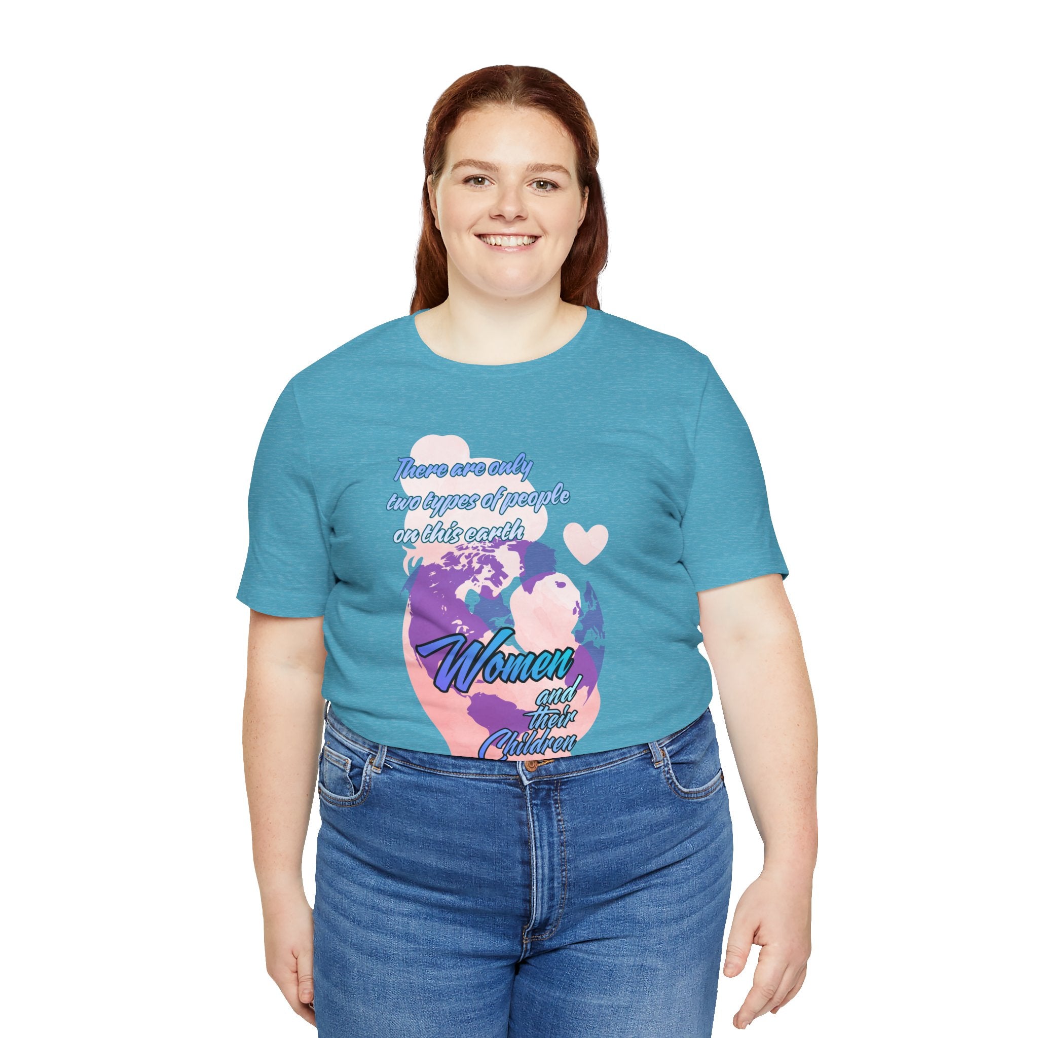 Women and Girls Unite Tee — 'There are only two types of people on this earth' Feminist Graphic T-Shirt