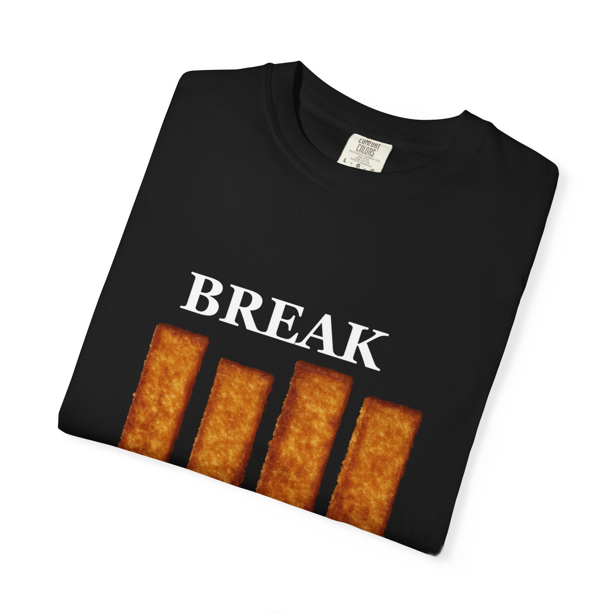 Unisex T-shirt, Funny Punk Rock Shirt, French Toast Stick Parody, Black Flag Inspired, Graphic Tee