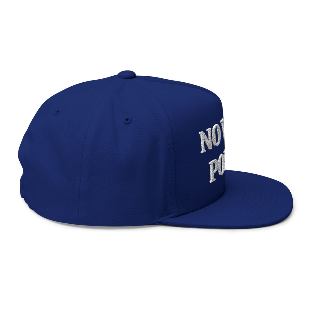 No Vote Por Él Embroidered Flatbill Snapback Hat