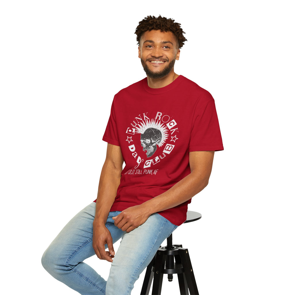 Punk Rock Dads Club T-Shirt — “Got Old Still Punk AF” Comfort Colors T-Shirt