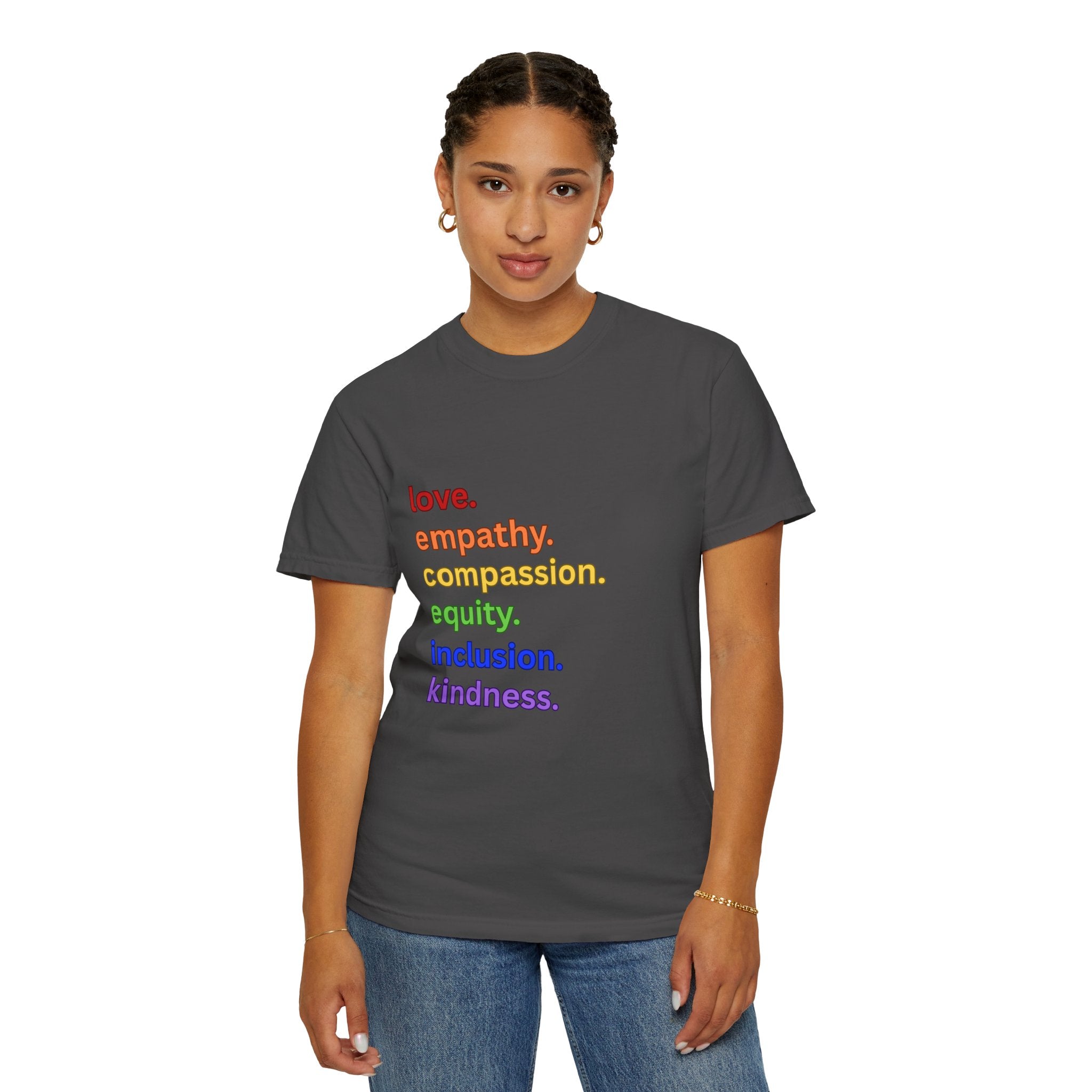 Social Justice Unisex T-shirt, Love Empathy Compassion Equity Inclusion Kindness Tee, Equality Shirt, Activist Apparel, Justice Clothing