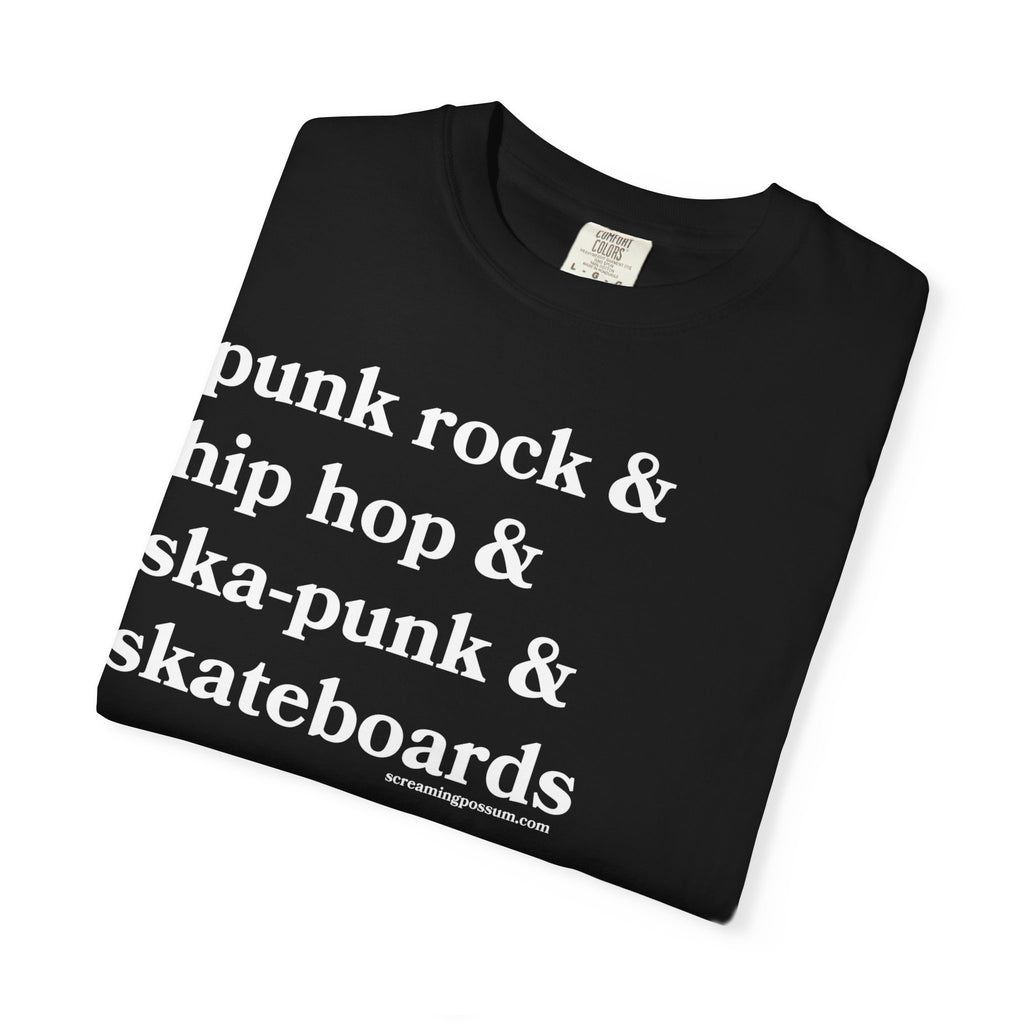 Punk Rock & Hip Hop & Ska-Punk & Skateboards T-Shirt