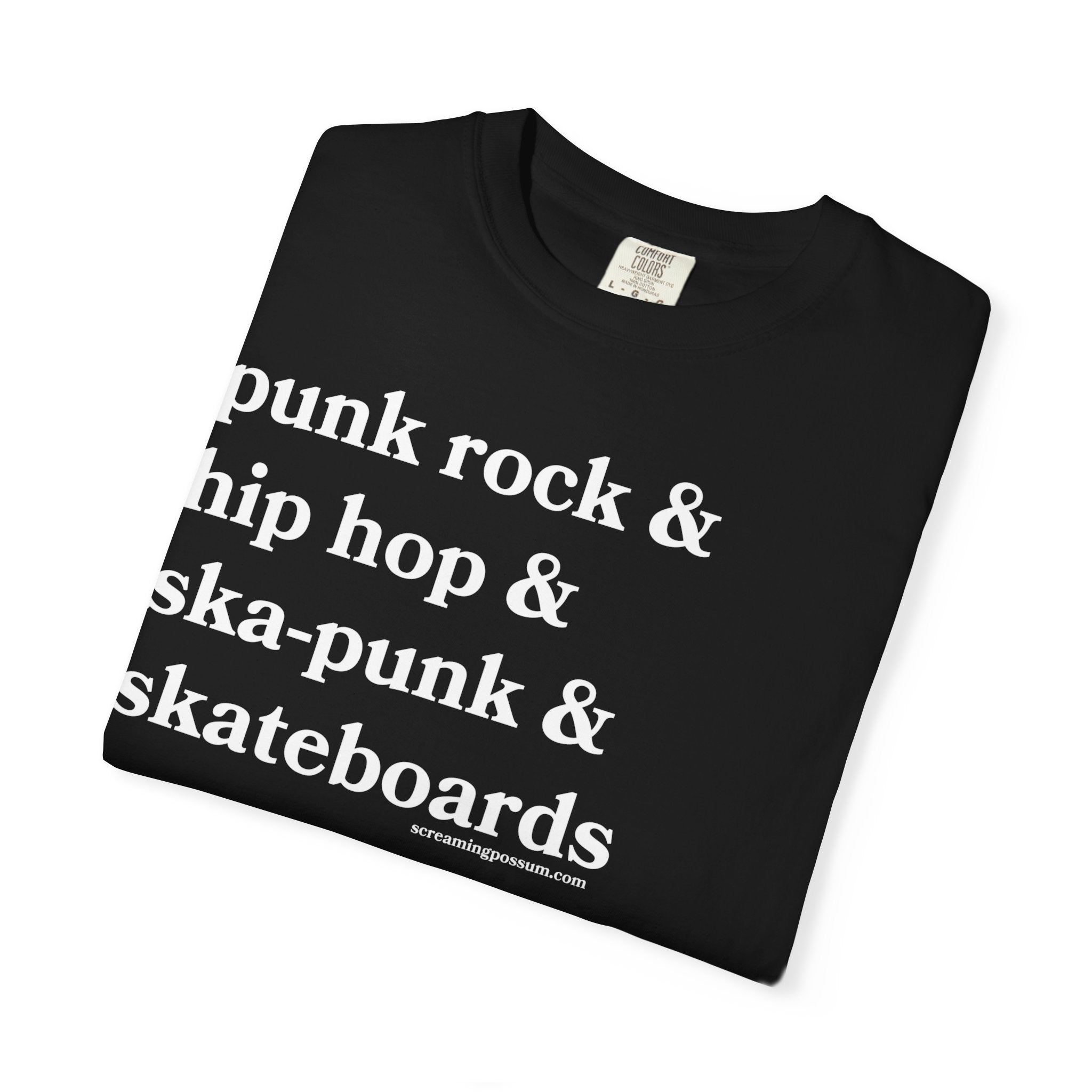 Punk Rock & Hip Hop & Ska-Punk & Skateboards T-Shirt