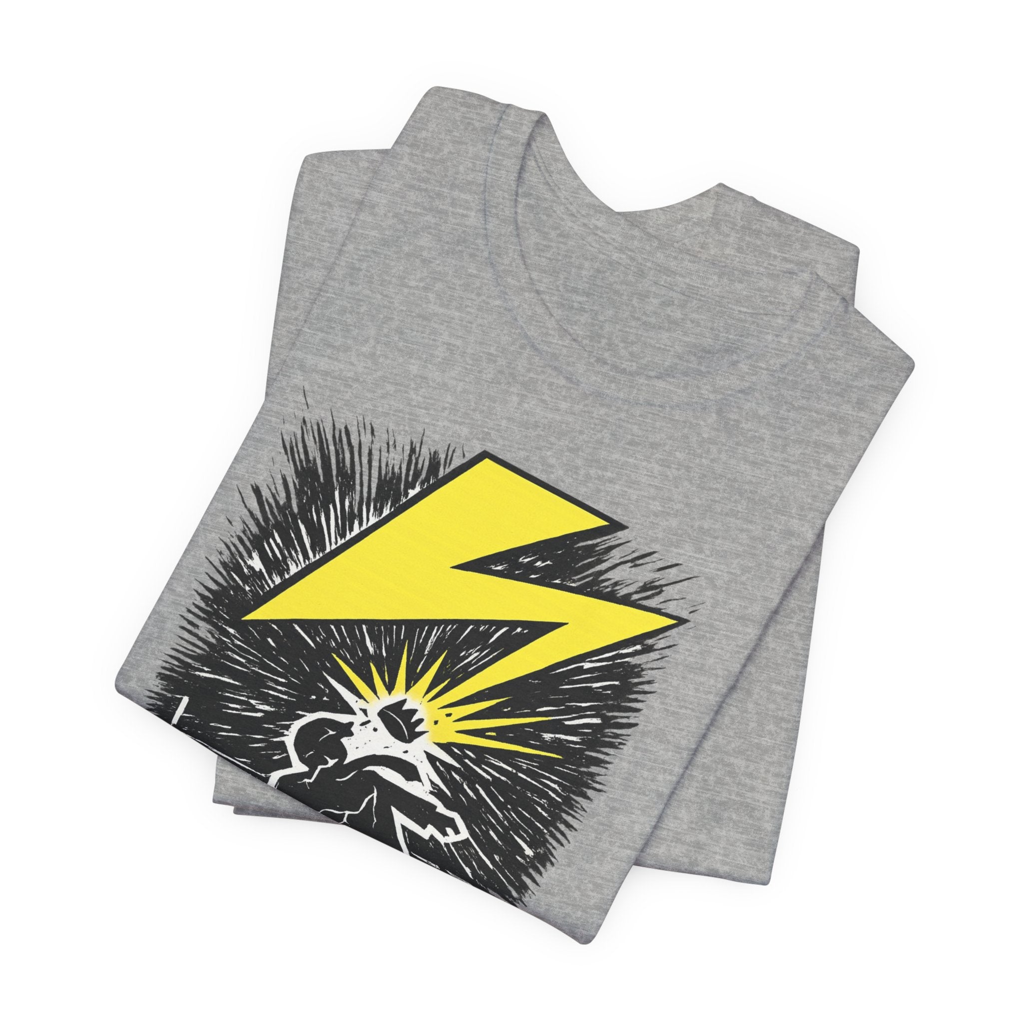 No Kings Lightning Bolt Bella + Canvas T-Shirt