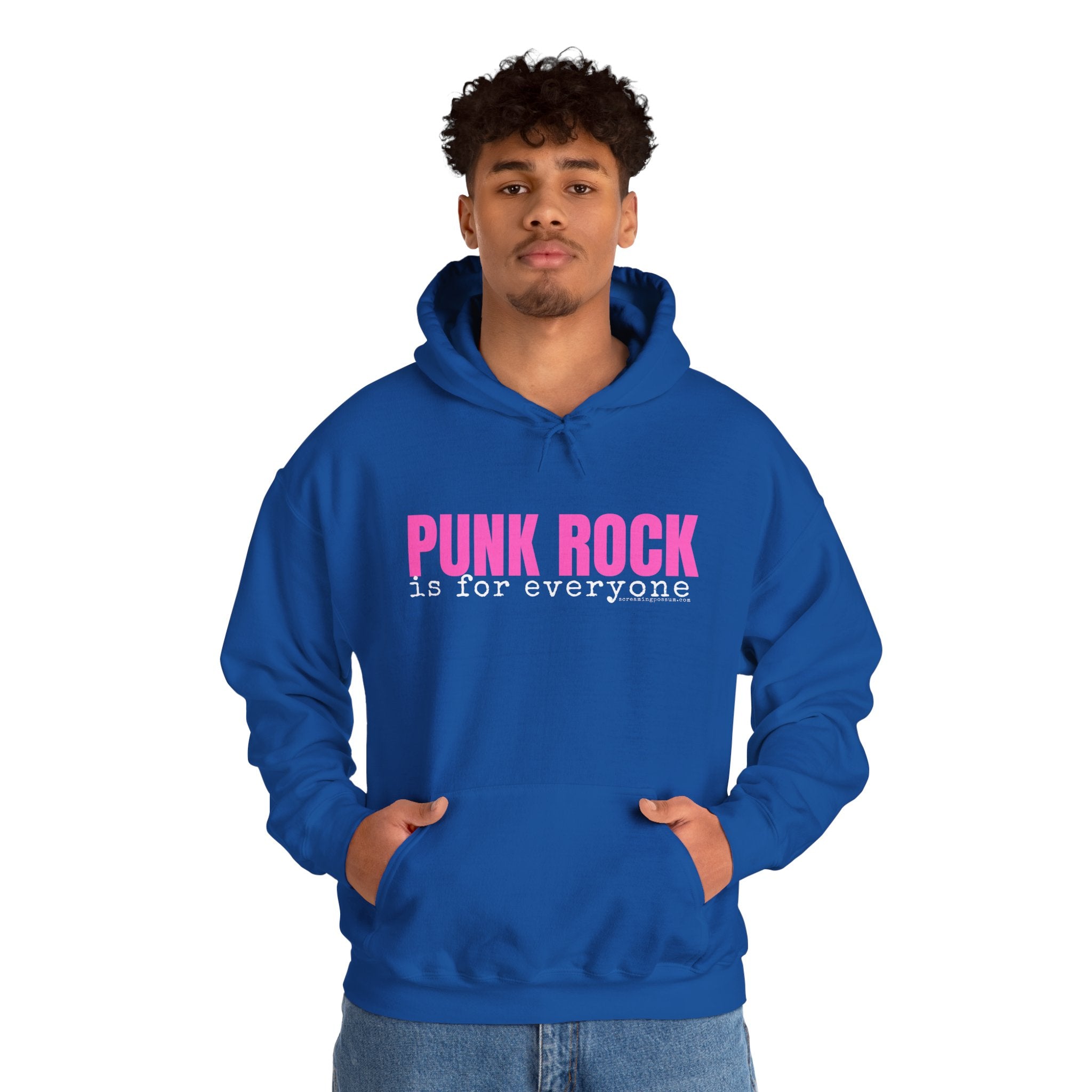 Punk Rock Is For Everyone Gildan Pullover Hoodie