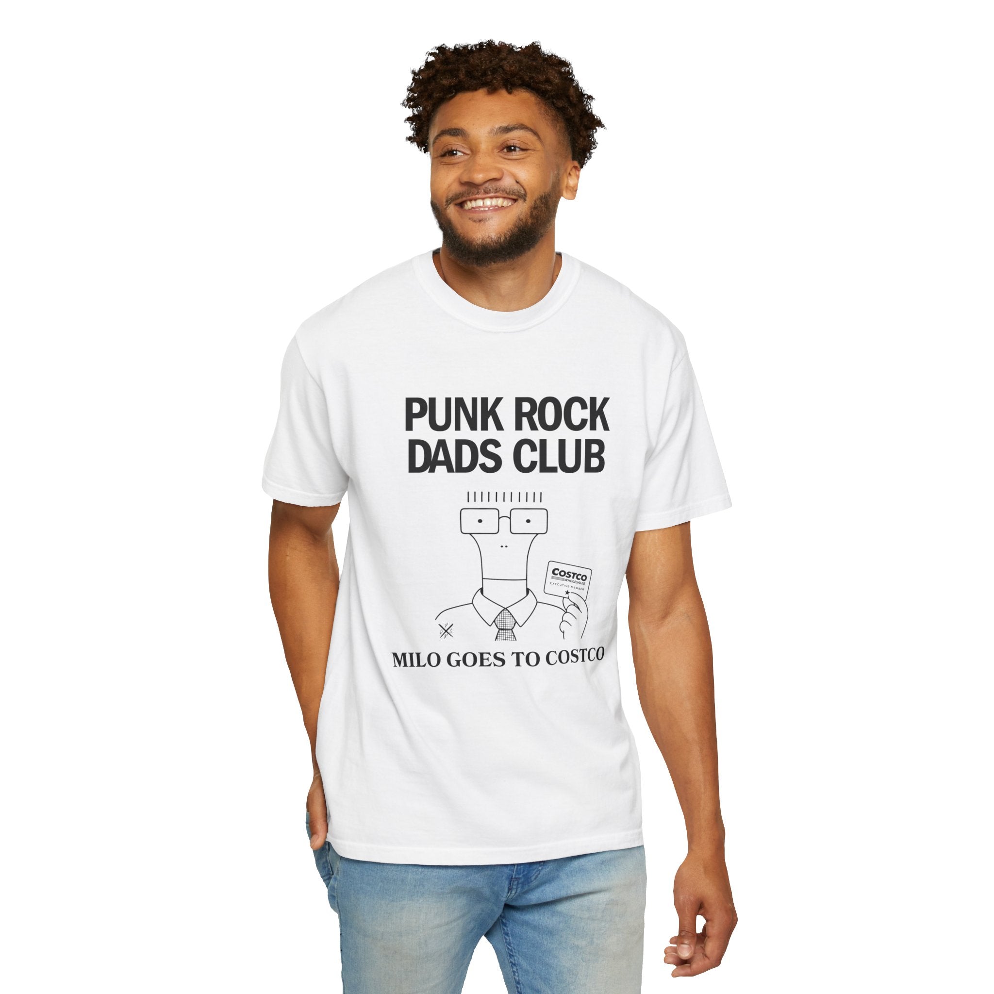 Milo Goes to Costco - Punk Rock Dads Club Comfort Colors T-Shirt