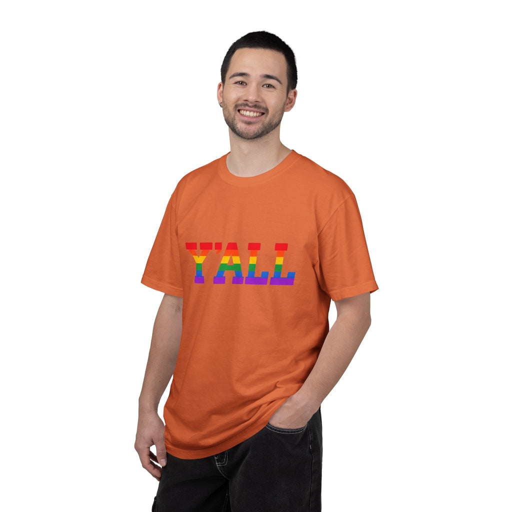 Y'ALL Rainbow Pride Comfort Colors T-Shirt