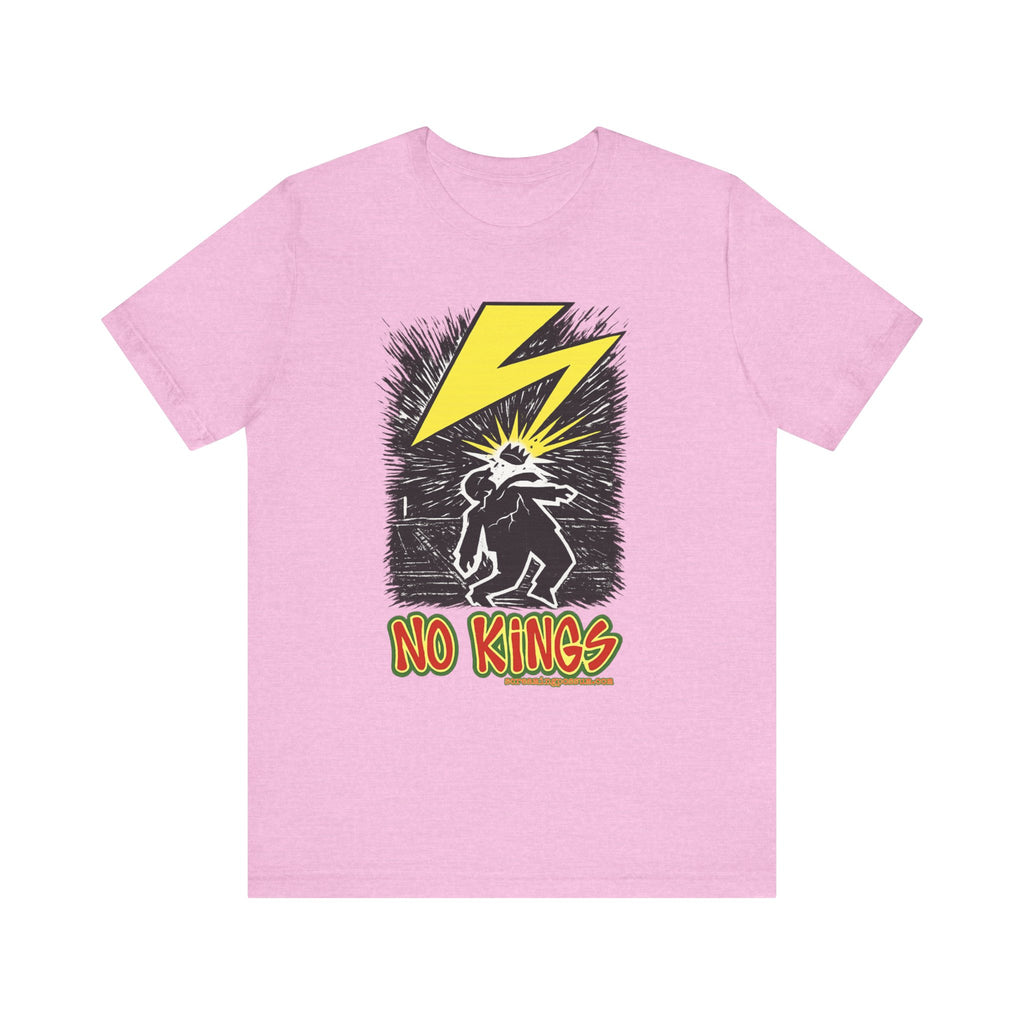 No Kings Lightning Bolt Bella + Canvas T-Shirt