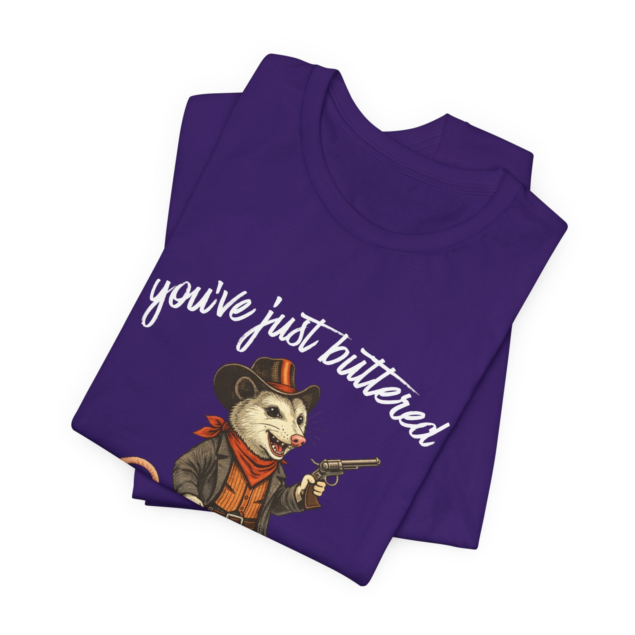 You've Just Buttered Your Last Biscuit T‑Shirt — Cowboy Possum Graphic Tee