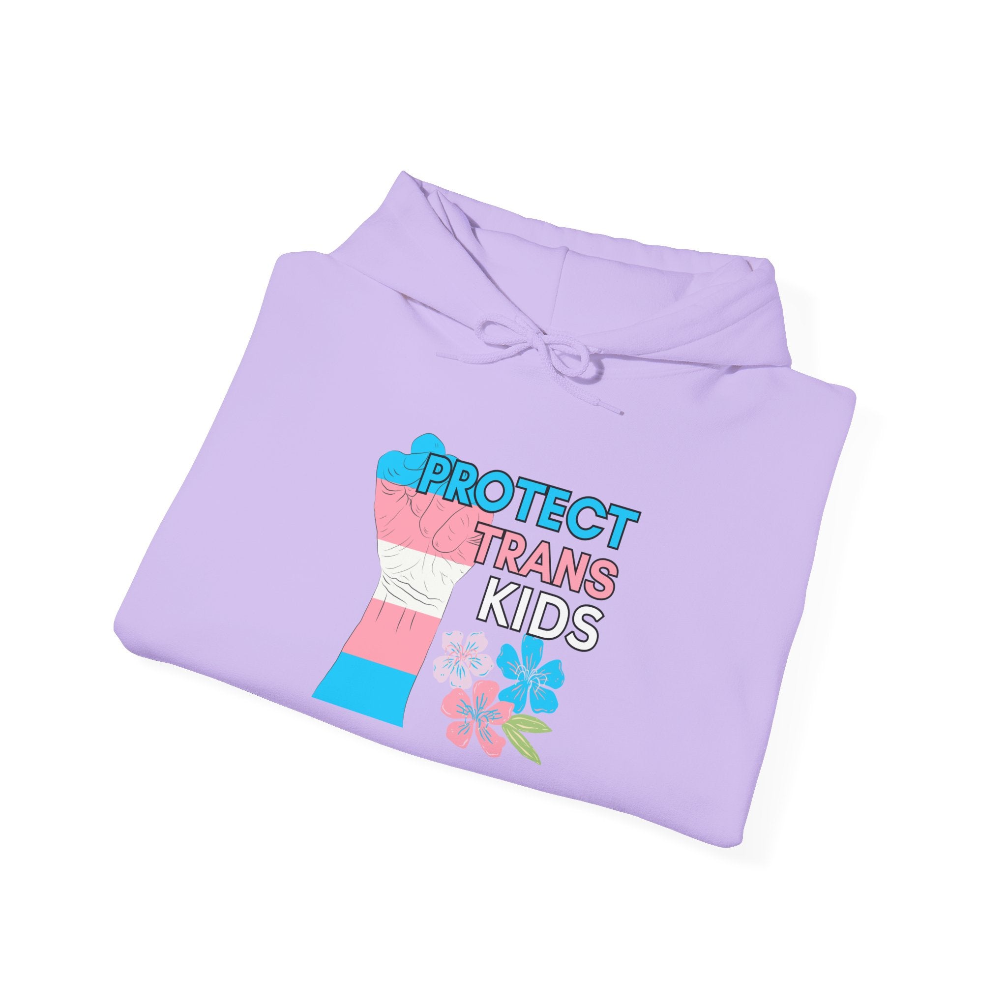 Protect Trans Kids Hoodie on Gildan Hooded Sweatshirt