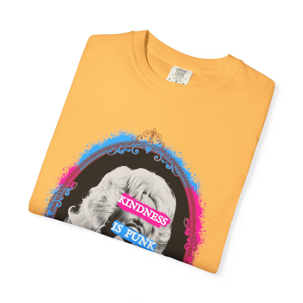 Kindness Is Punk Dolly Comfort Colors T-ShirtT-Shirt — Retro Punk Graphic Tee