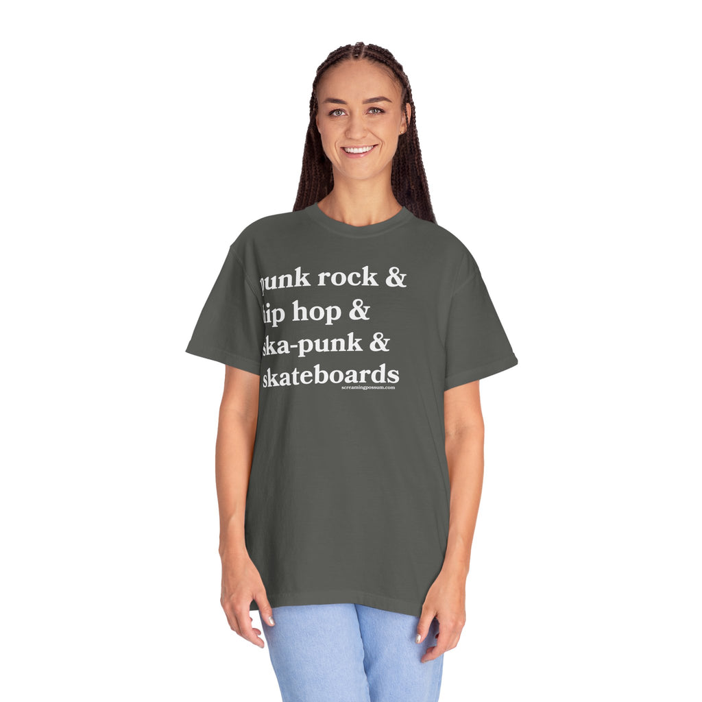 Punk Rock & Hip Hop & Ska-Punk & Skateboards T-Shirt