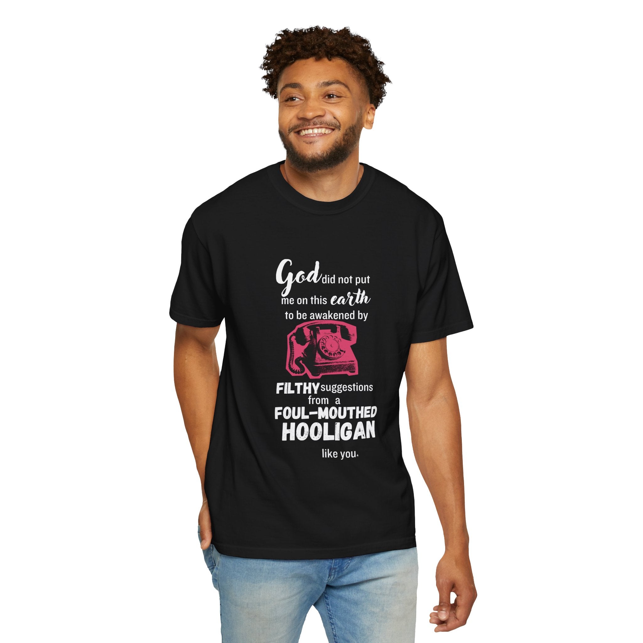 Sixteen Candles "God did not put me on this earth..." 80s Movie Quote Tee on Bella + Canvas Shirt