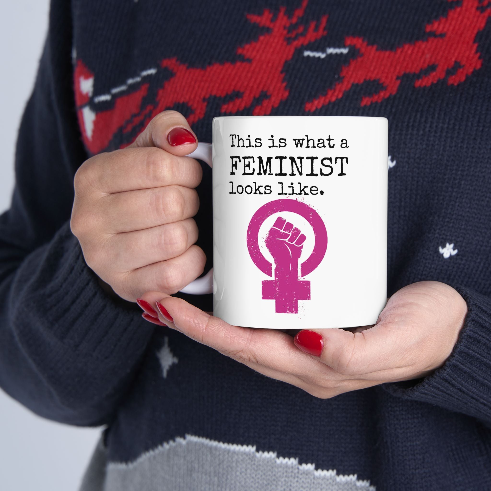 This Is What A Feminist Looks Like Ceramic Coffee Mug 11oz/15oz