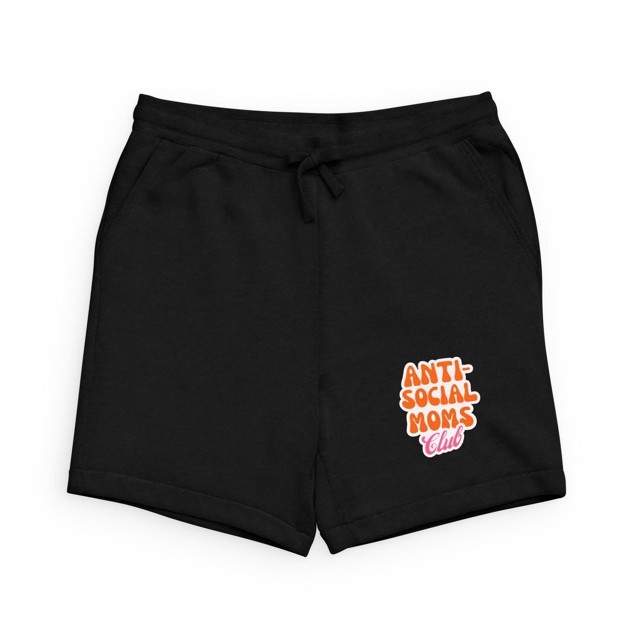 Anti-Social Moms Club Sweatshorts — Cozy Casual Lounge Shorts for Moms