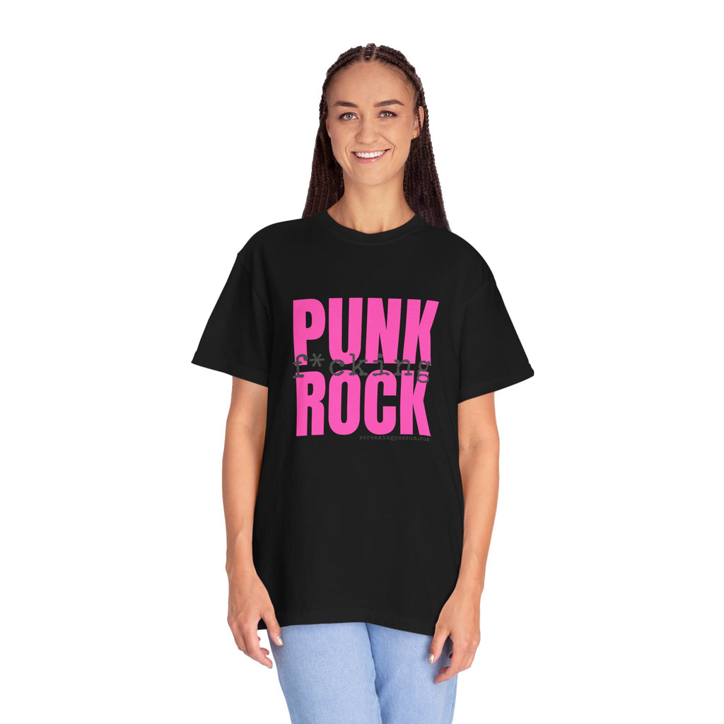 Punk Fucking Rock Comfort Colors Graphic T-Shirt