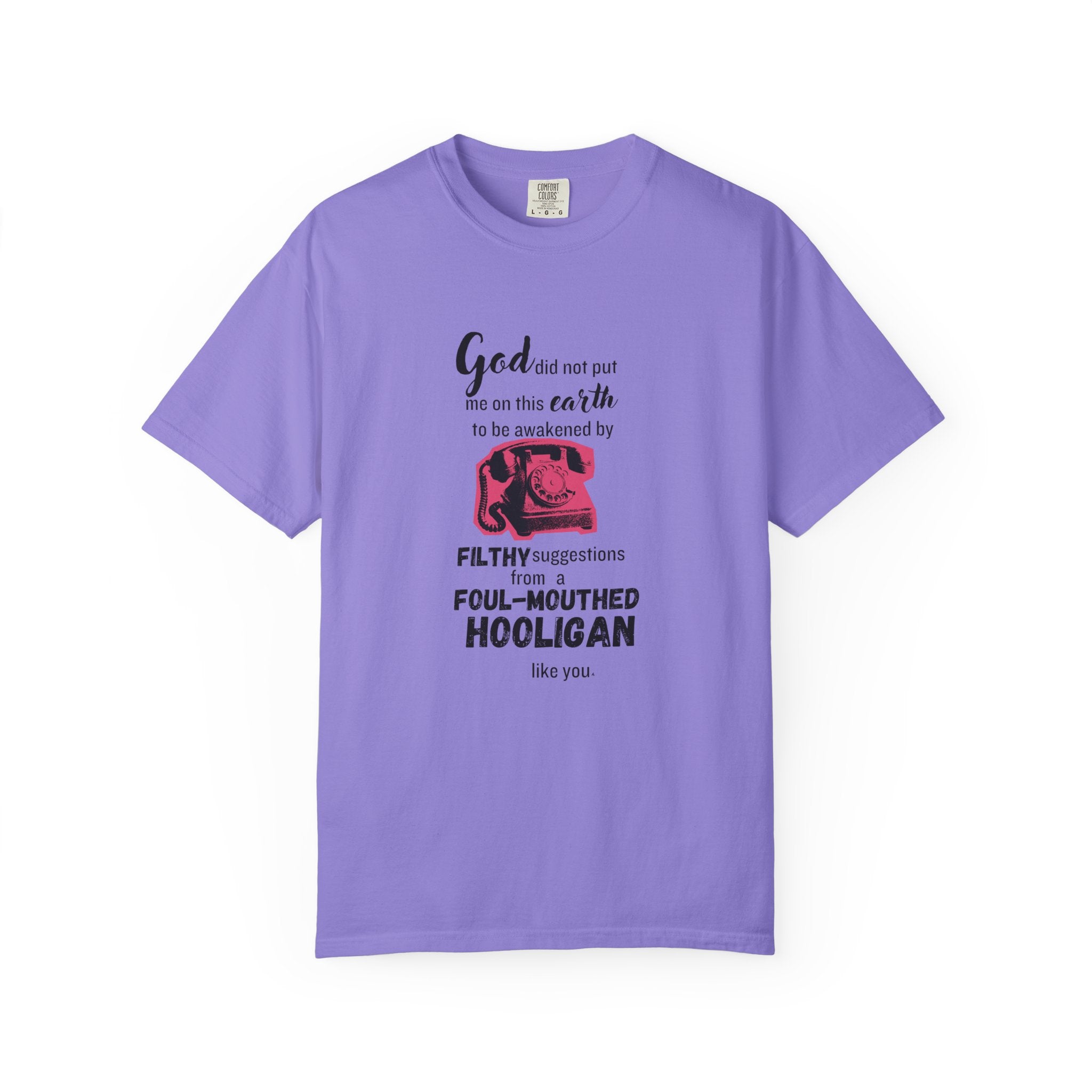 Sixteen Candles "God did not put me on this earth..." 80s Movie Quote Tee on Bella + Canvas Shirt