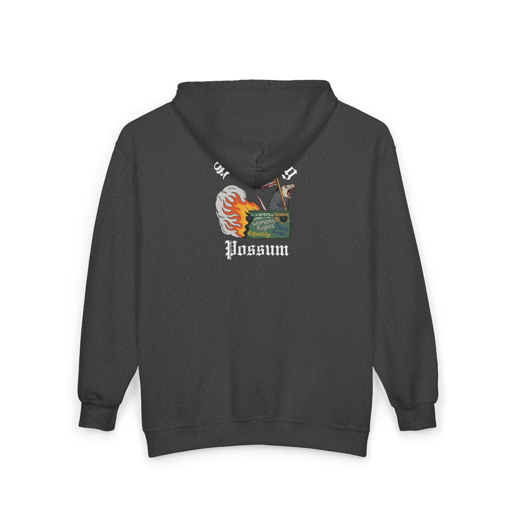 Screaming Possum DEI Ride or Die Full Zip Hooded Sweatshirt