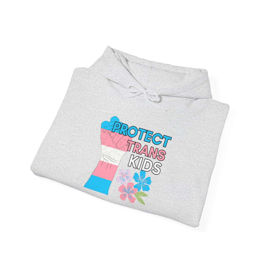 Protect Trans Kids Hoodie on Gildan Hooded Sweatshirt
