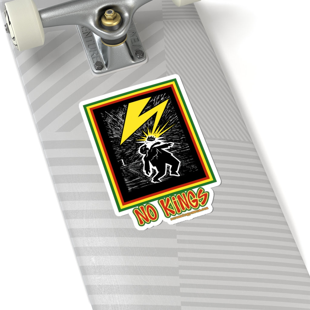 No Kings Bad Brains Homage Sticker