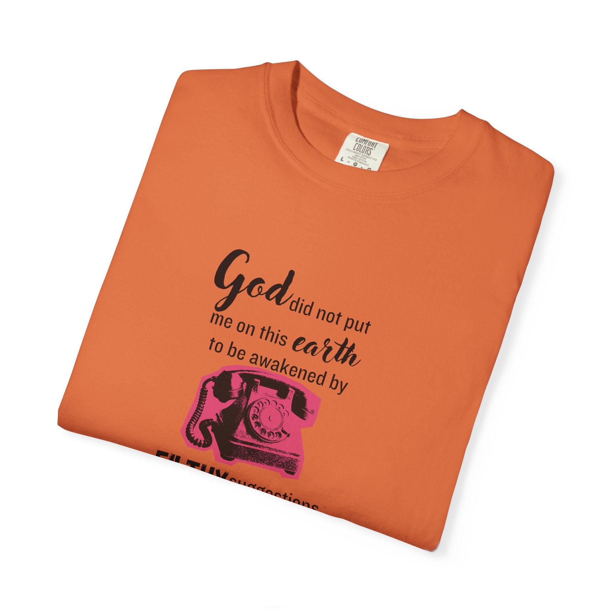 Sixteen Candles "God did not put me on this earth..." 80s Movie Quote Tee on Bella + Canvas Shirt