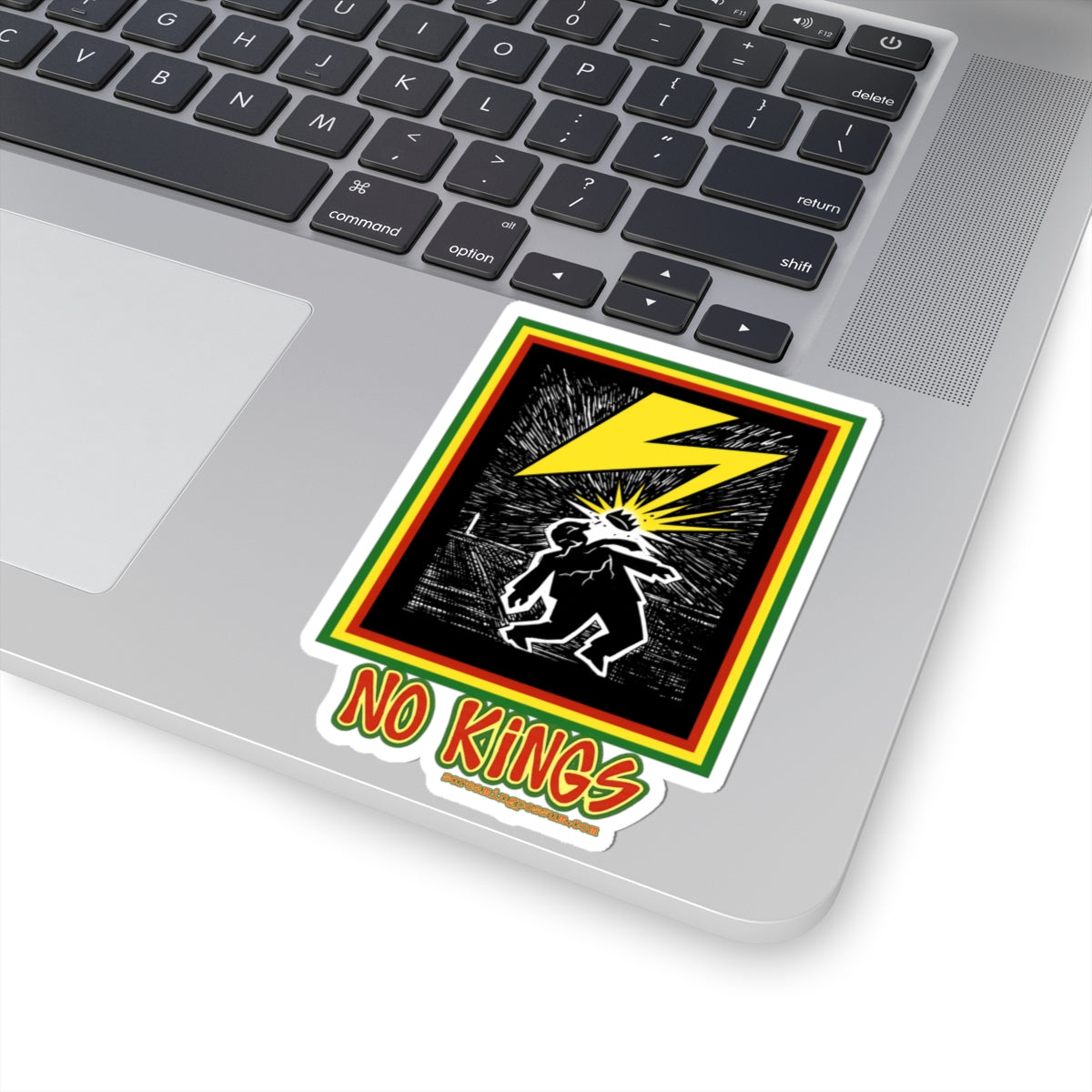 No Kings Bad Brains Homage Sticker